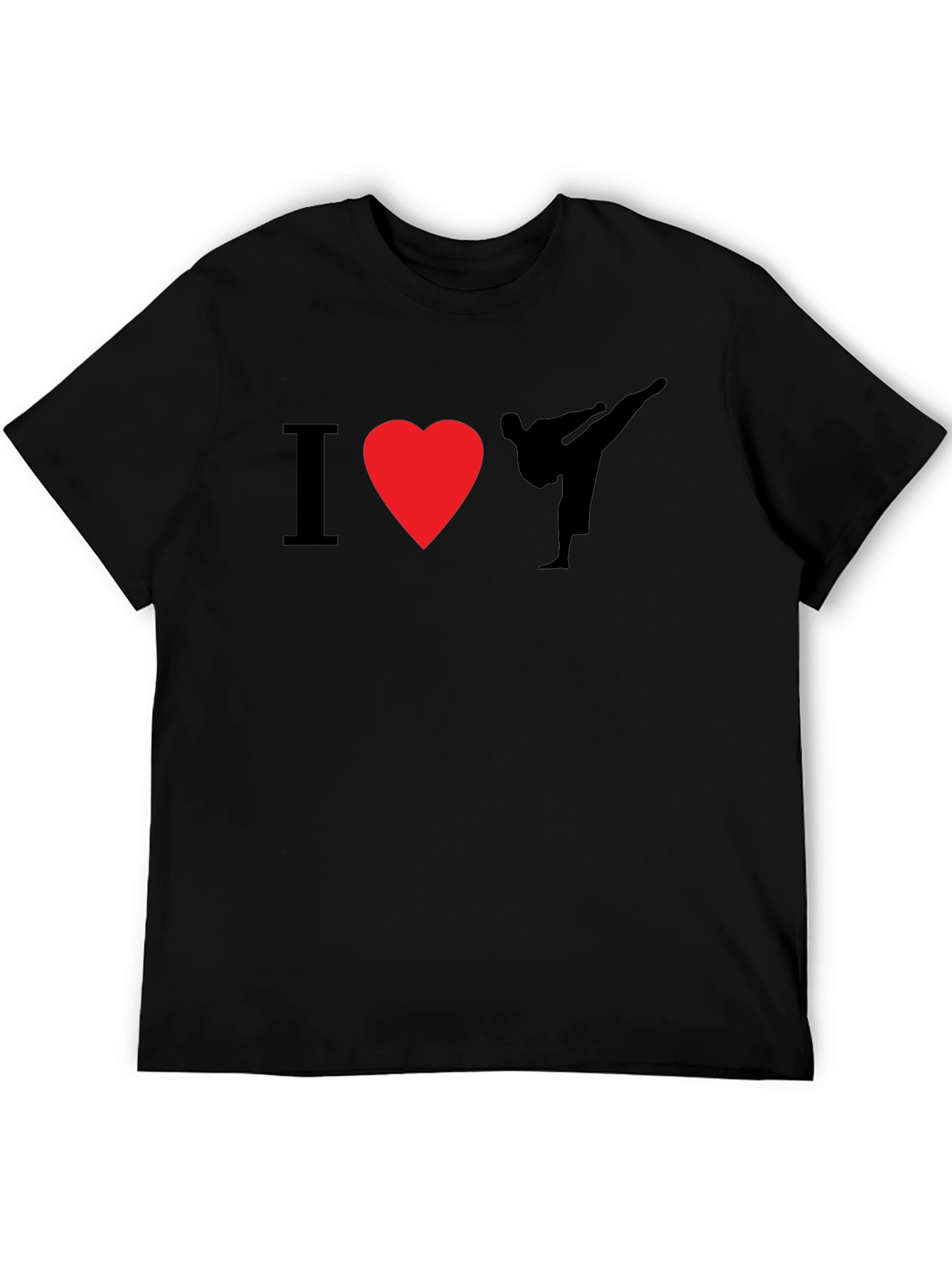 I Heart Karate Black T-Shirt - Martial Arts Tee