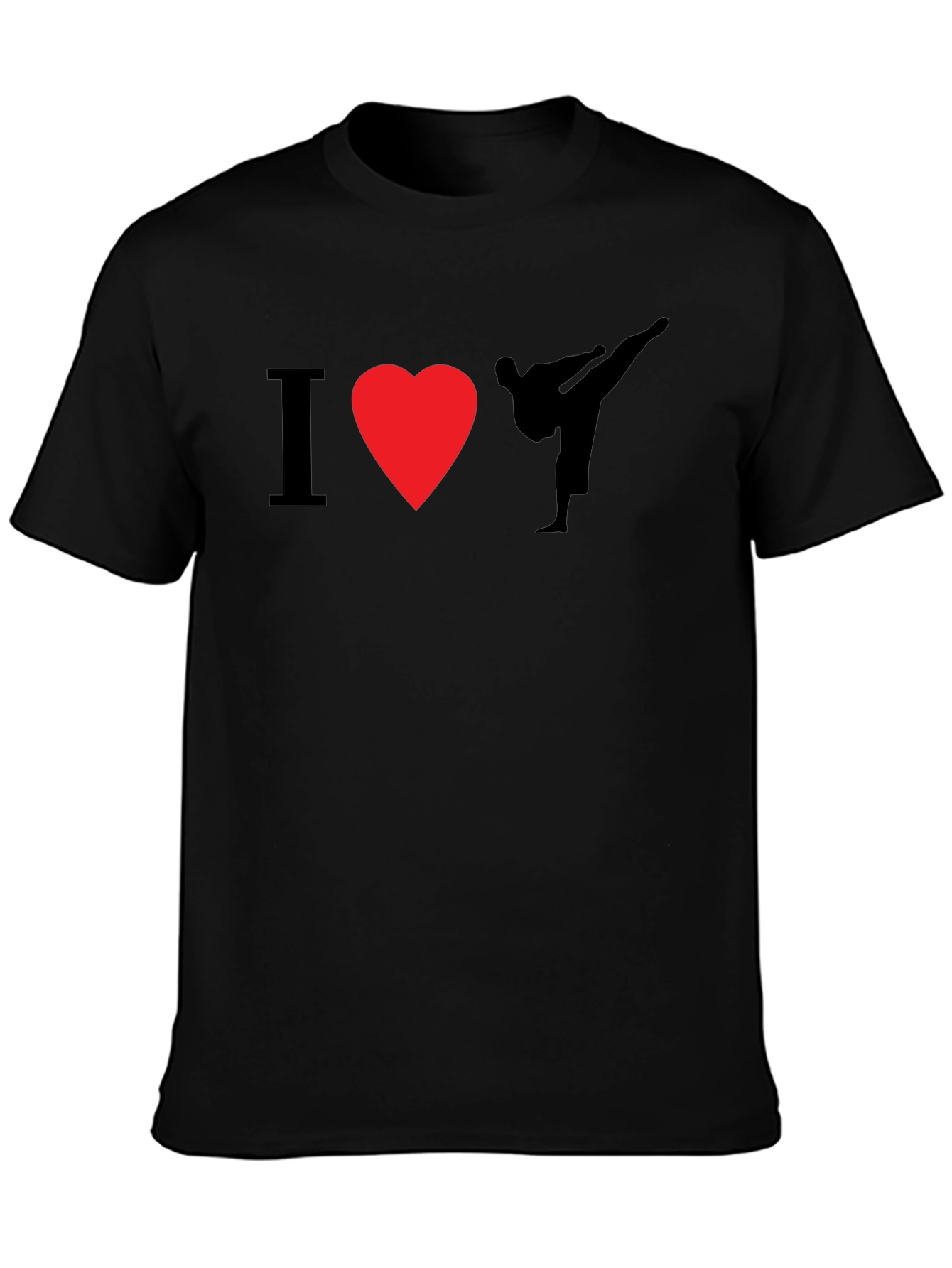 I Heart Karate Black T-Shirt - Martial Arts Tee