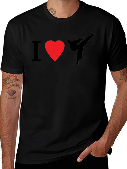 I Heart Karate Black T-Shirt - Martial Arts Tee