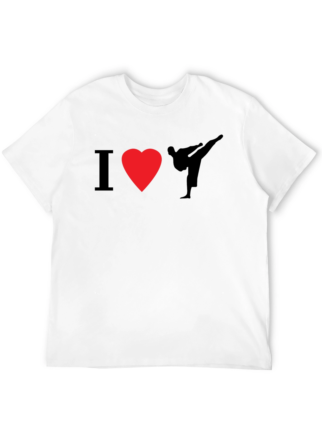 I Heart Karate Black T-Shirt - Martial Arts Tee