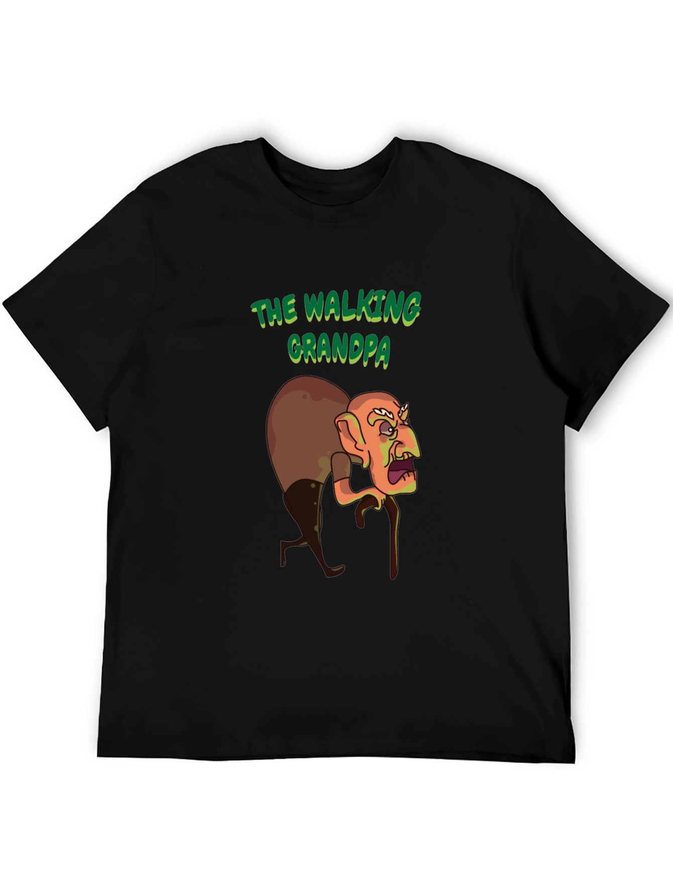 The Walking Grandpa Graphic T-Shirt