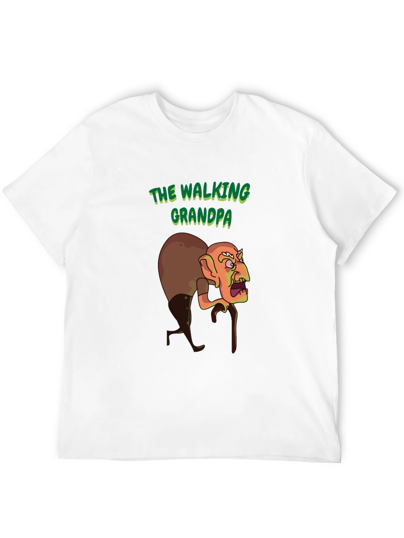 The Walking Grandpa Graphic T-Shirt