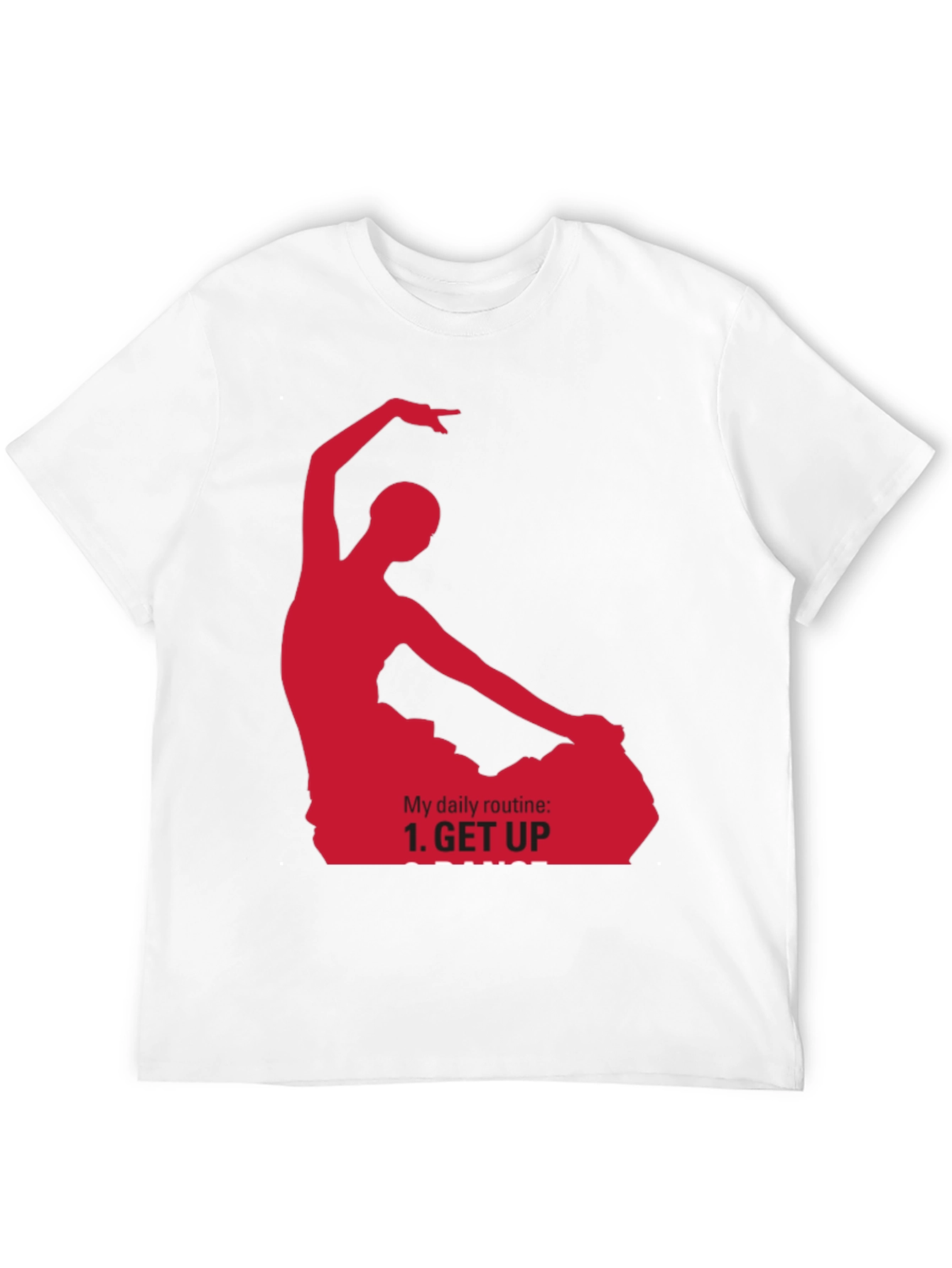 Dance Routine Graphic T-Shirt - Black
