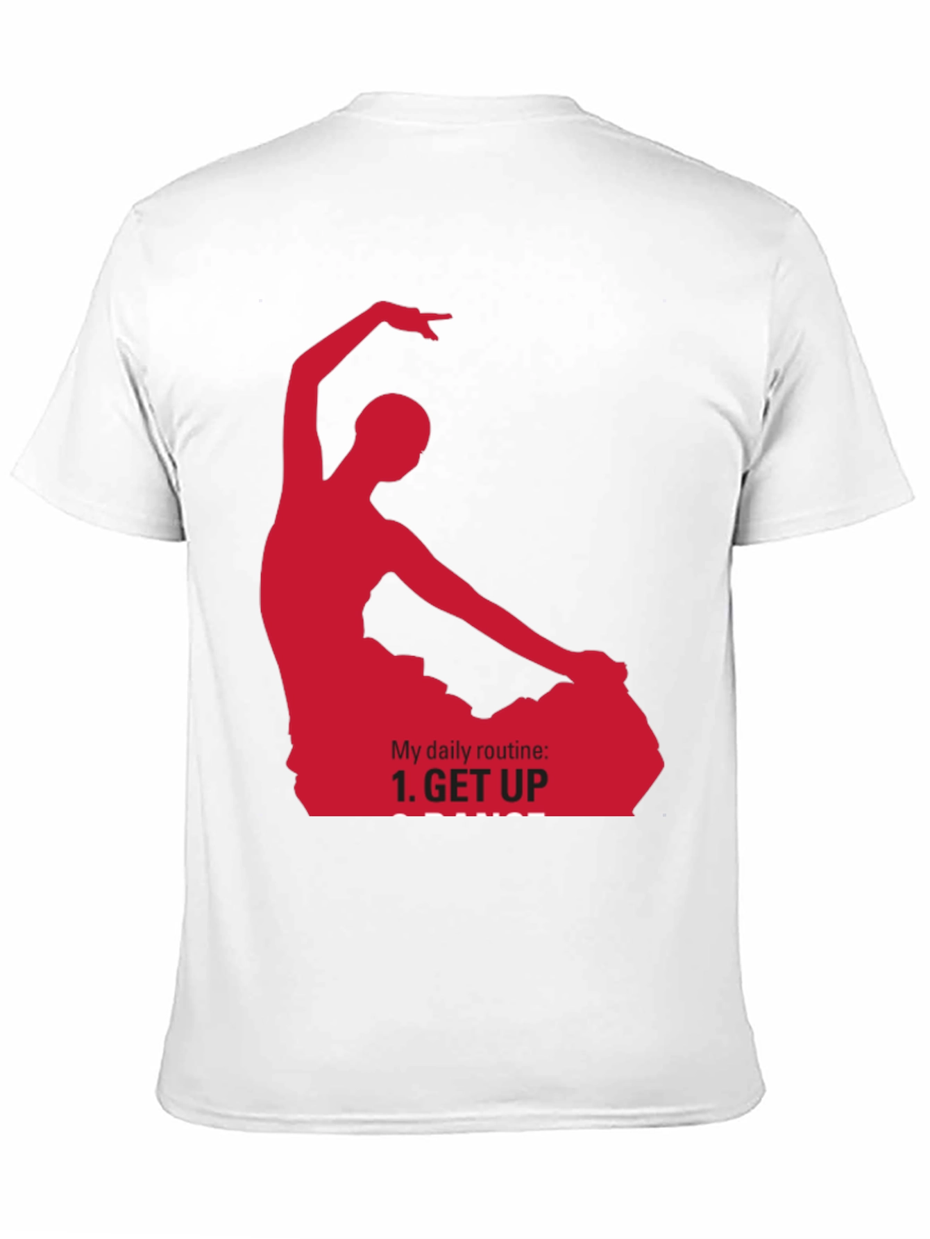 Dance Routine Graphic T-Shirt - Black