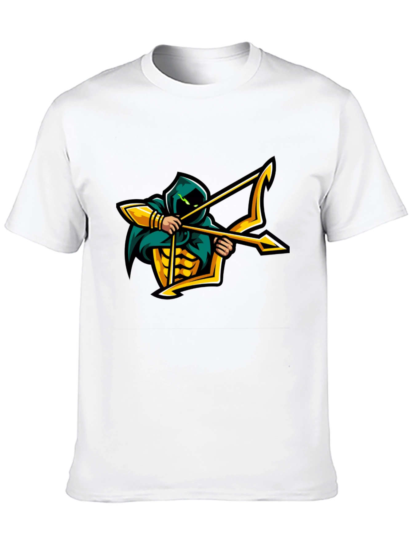 Archer Graphic T-Shirt - Black Cotton Tee