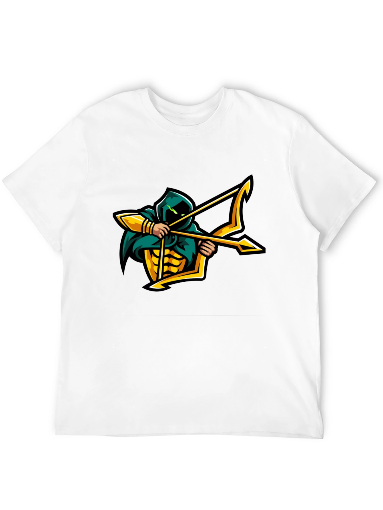 Archer Graphic T-Shirt - Black Cotton Tee