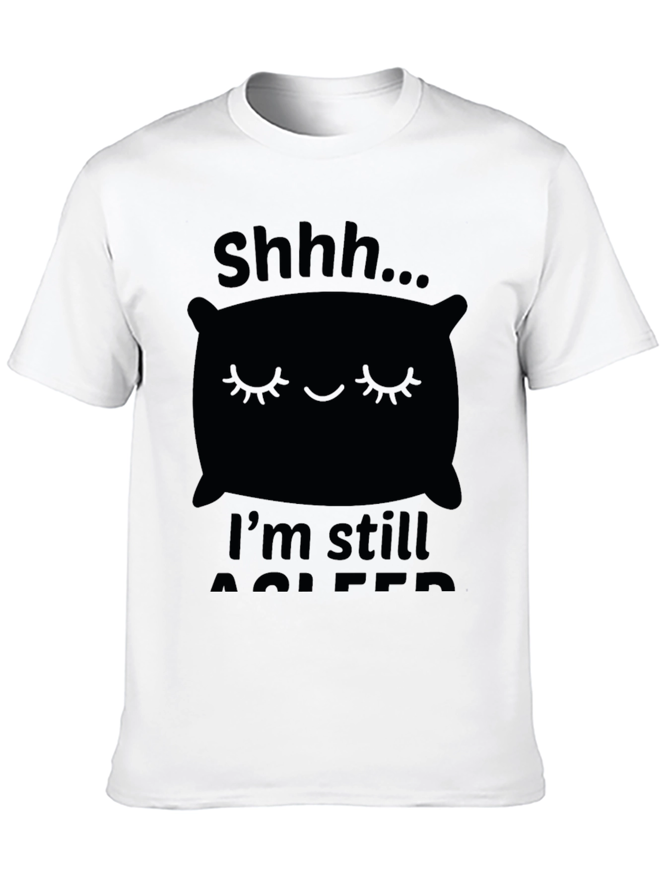 Shhh... Im Still Asleep Mens Black T-Shirt