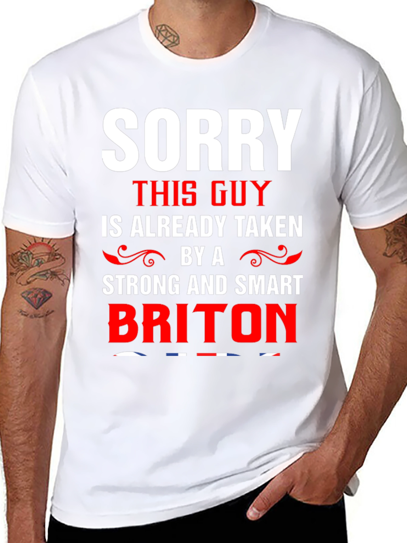 Sorry Taken by Smart Briton T-Shirt