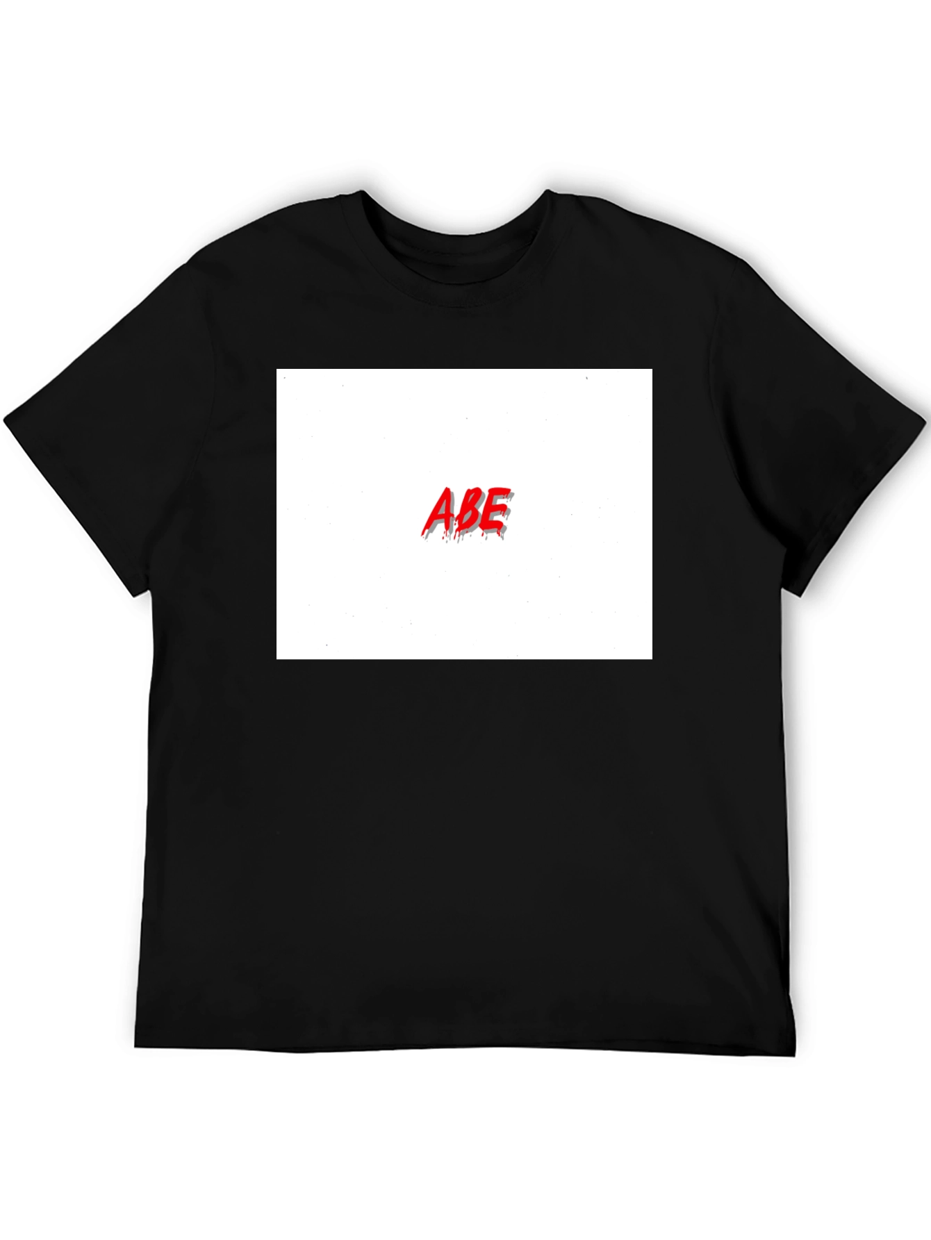 ABE Graphic Tee - Classic Black Cotton T-Shirt