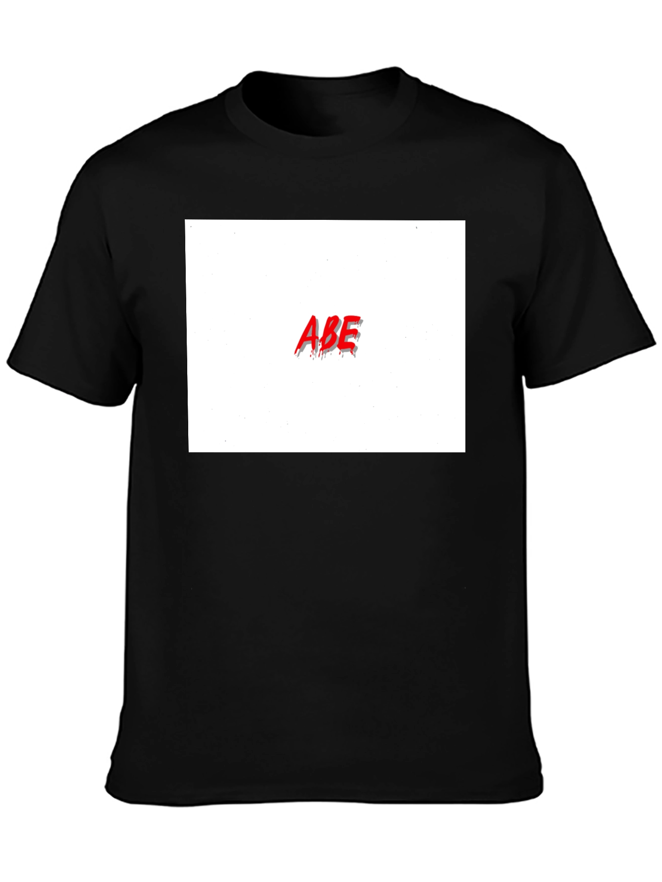 ABE Graphic Tee - Classic Black Cotton T-Shirt