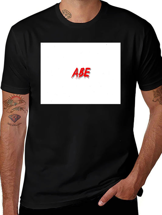 ABE Graphic Tee - Classic Black Cotton T-Shirt