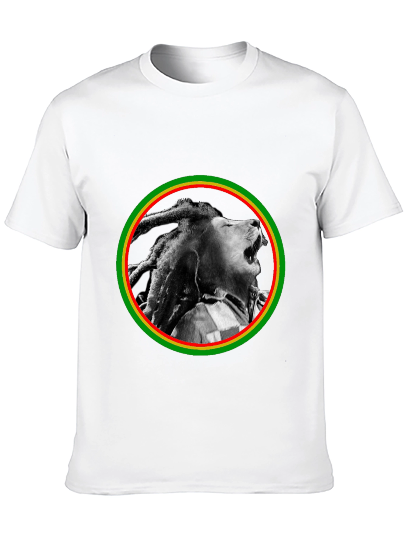 Rasta Lion Black T-Shirt