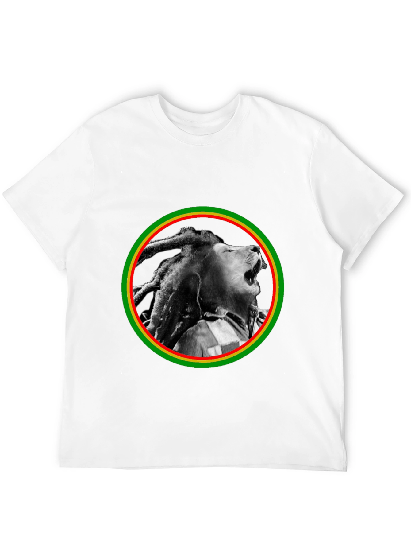 Rasta Lion Black T-Shirt