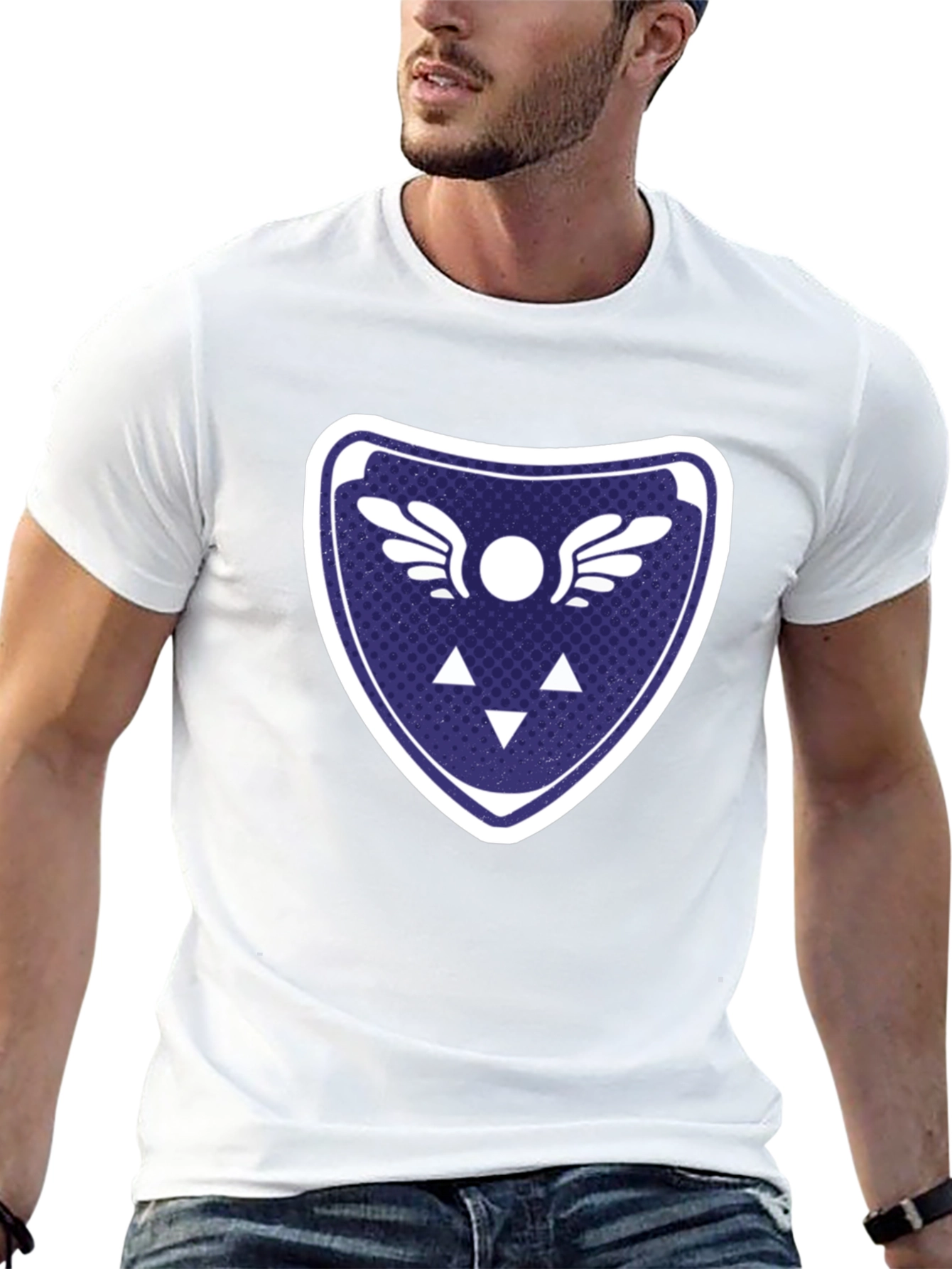 Mystic Shield Graphic Tee - Gamer Inspired Design