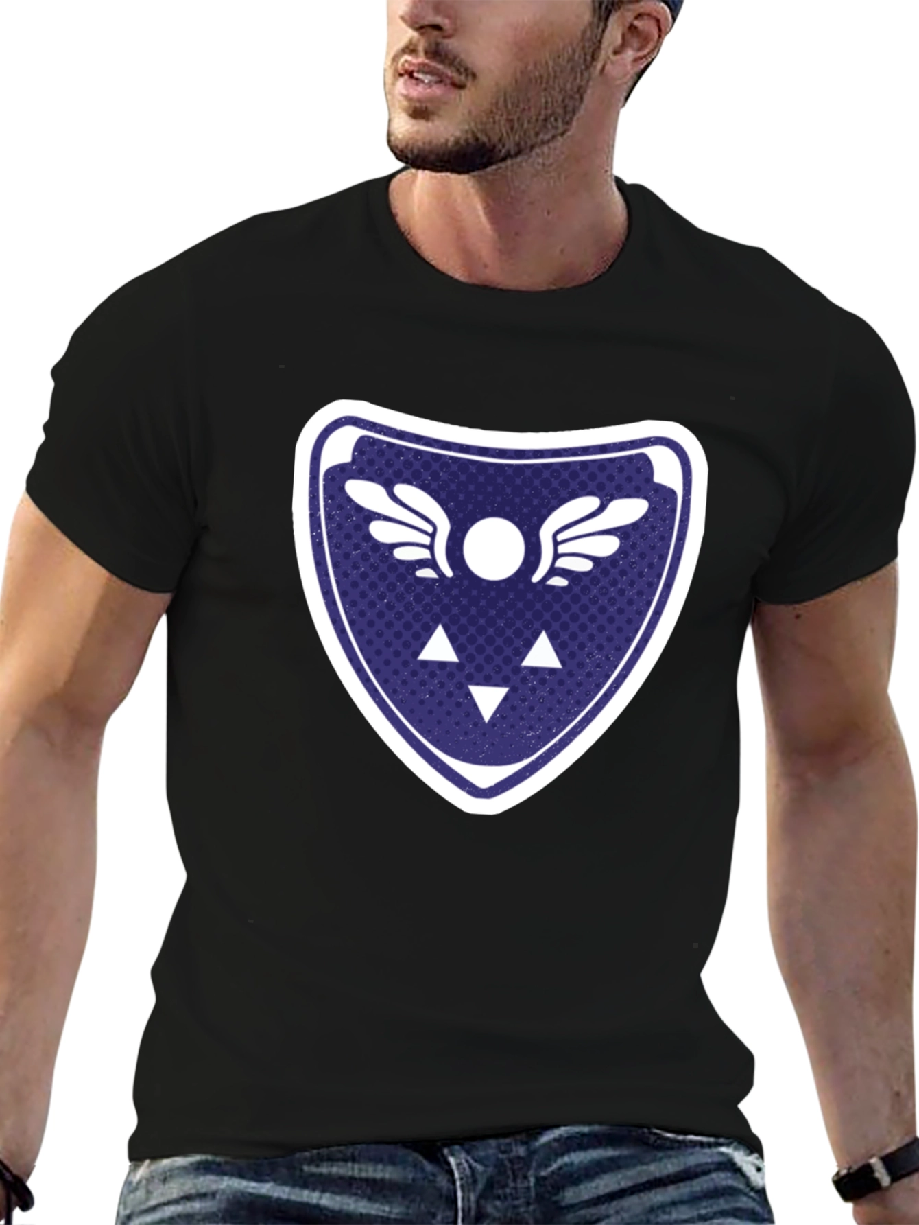 Mystic Shield Graphic Tee - Gamer Inspired Design