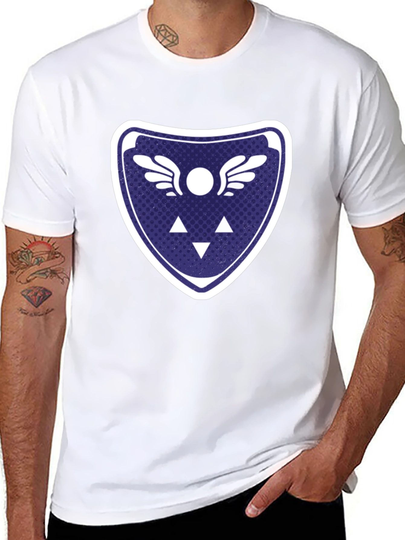 Mystic Shield Graphic Tee - Gamer Inspired Design
