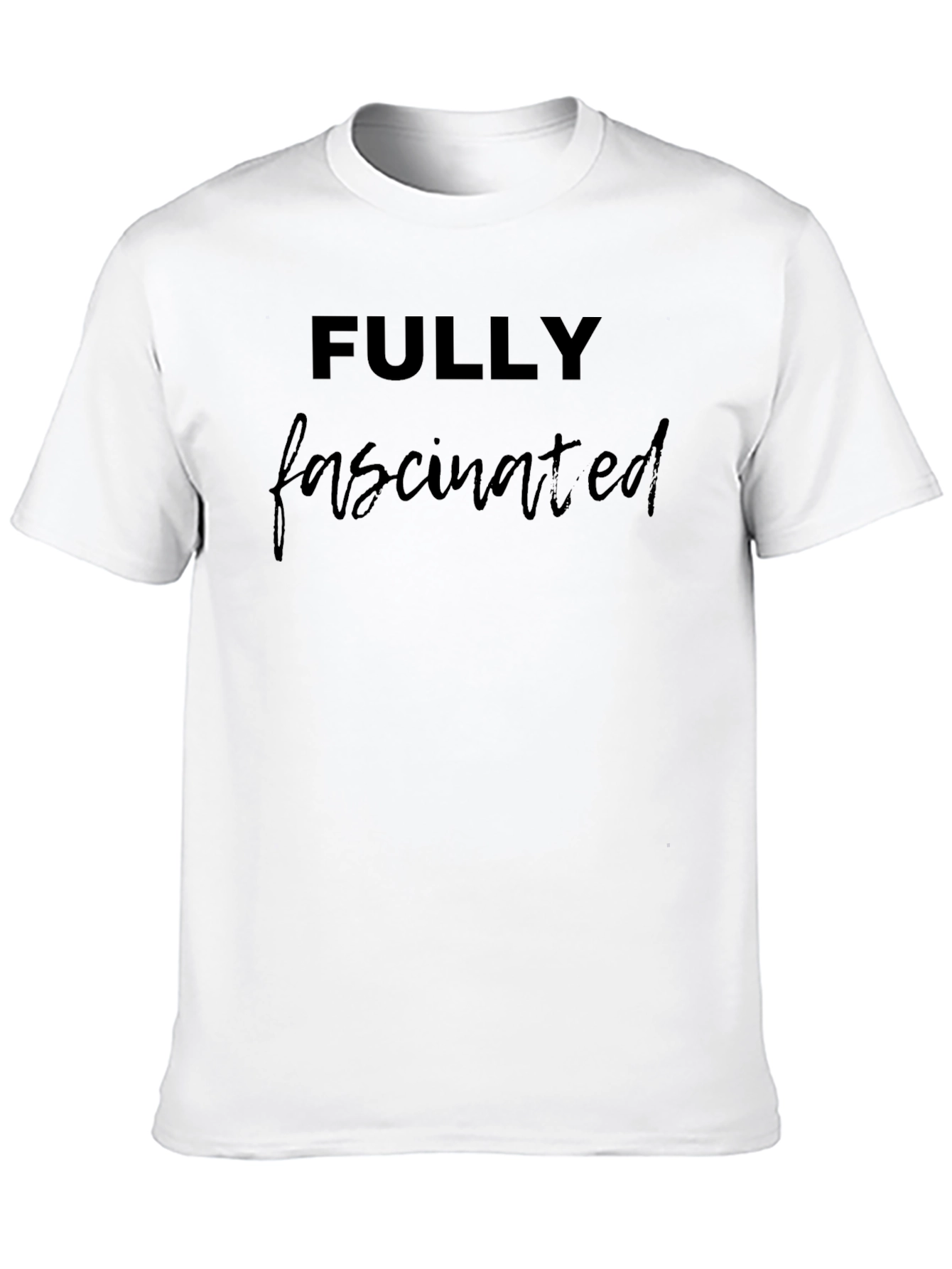 Fully Fascinated Black Graphic T-Shirt