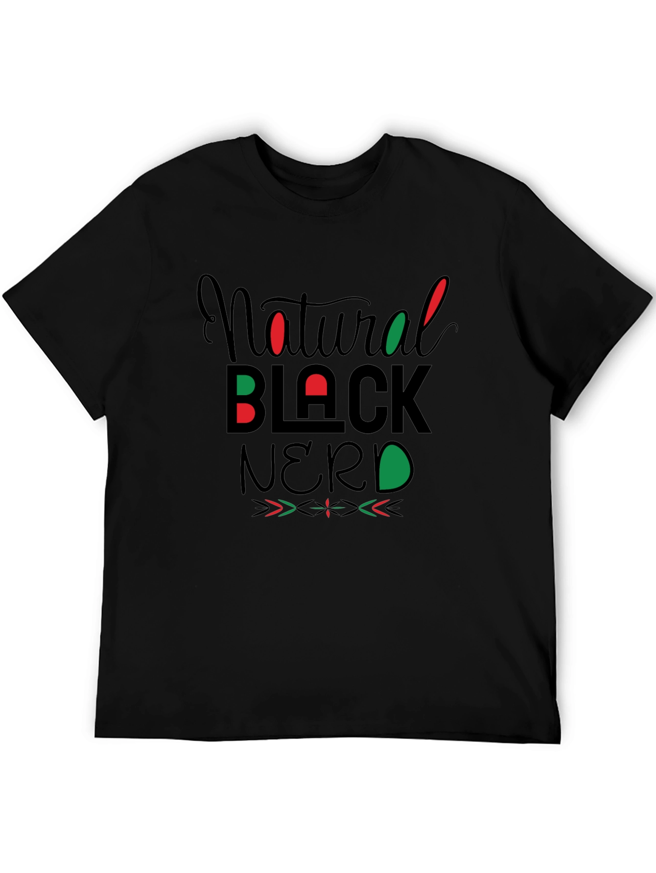 Natural Black Nerd T-Shirt