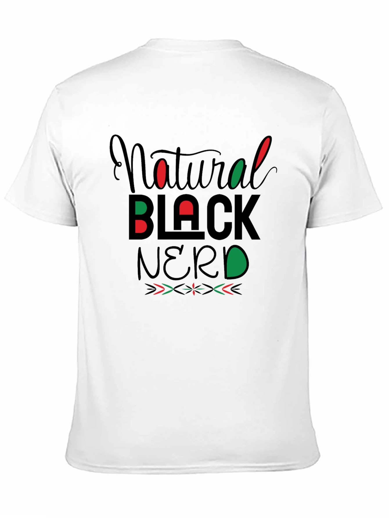 Natural Black Nerd T-Shirt
