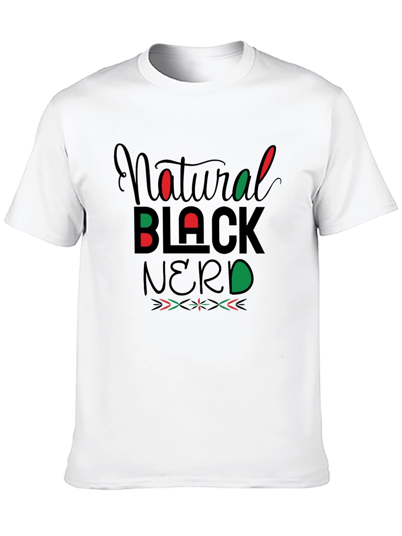 Natural Black Nerd T-Shirt