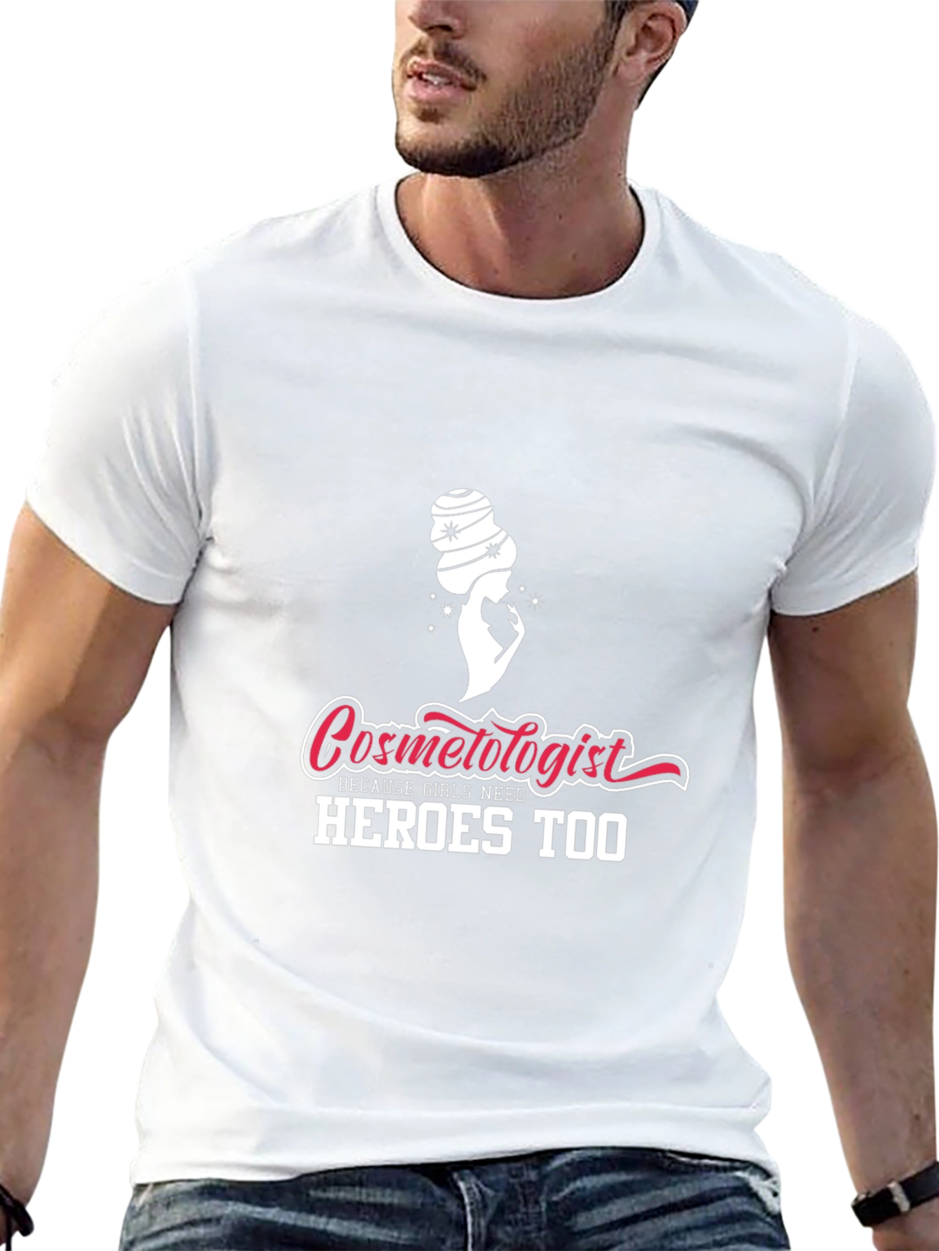 Cosmetologist Hero Graphic Tee - Black Unisex Shirt