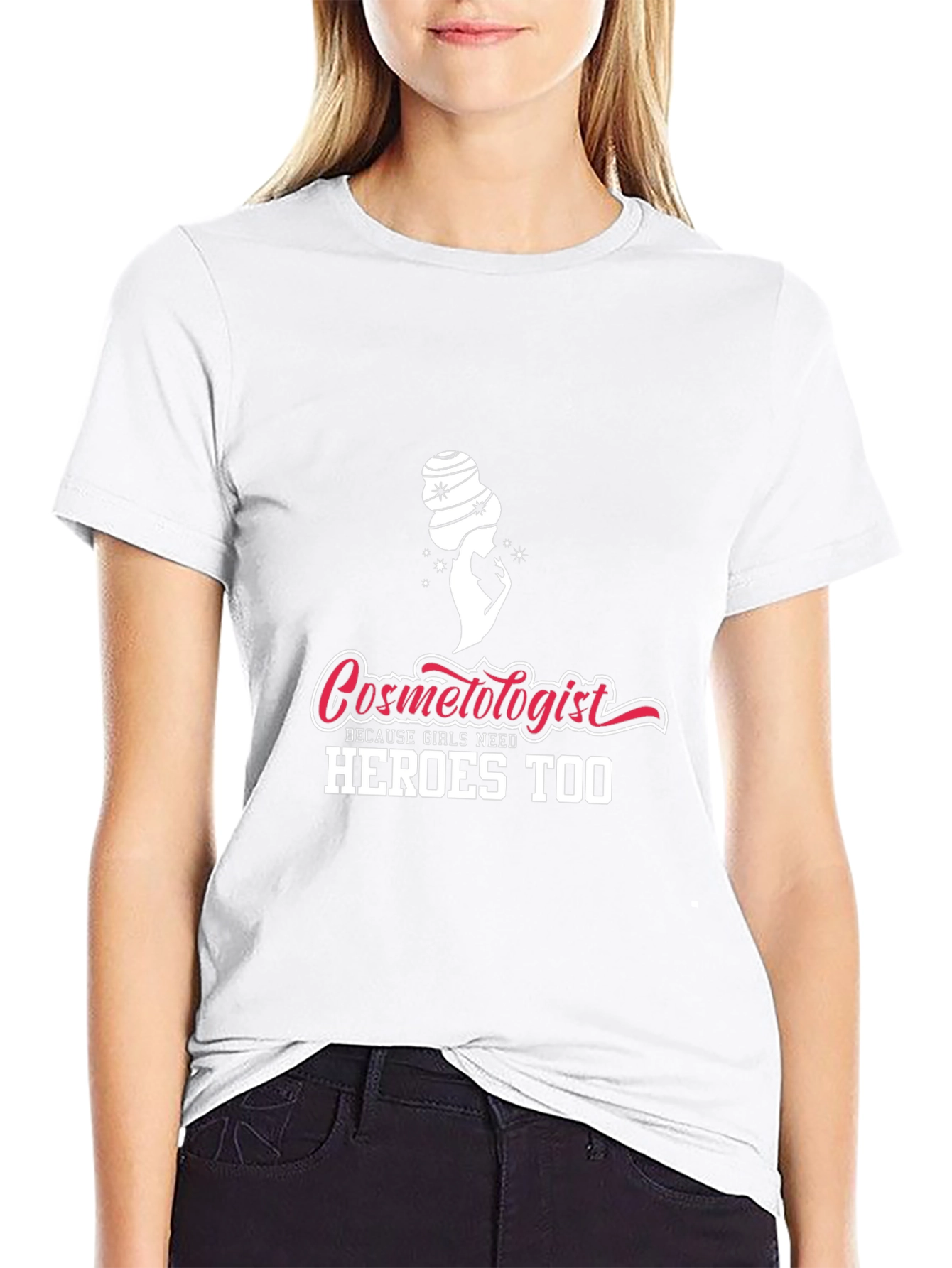 Cosmetologist Hero Graphic Tee - Black Unisex Shirt