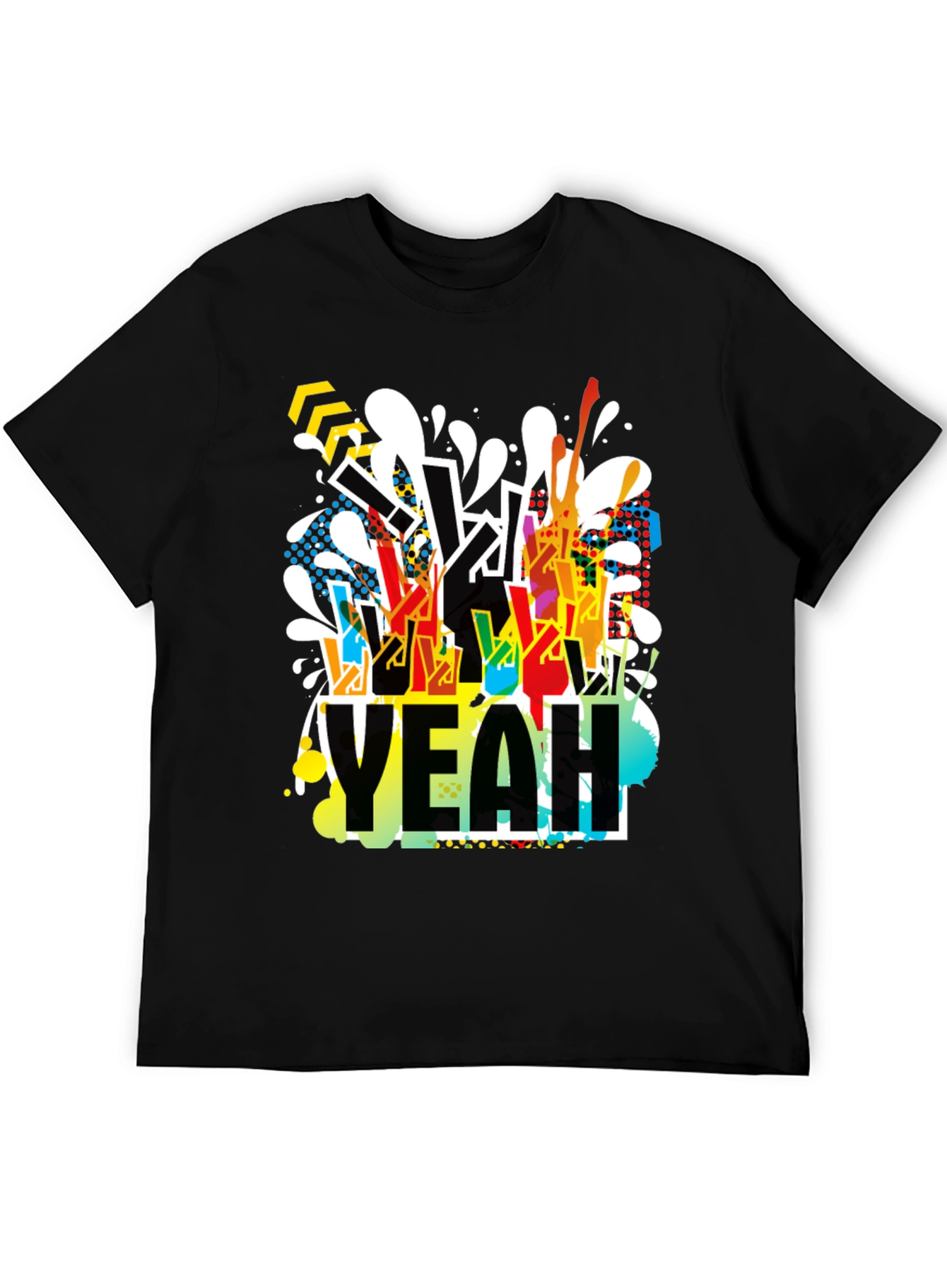 Yeah! Graphic Print Black T-Shirt