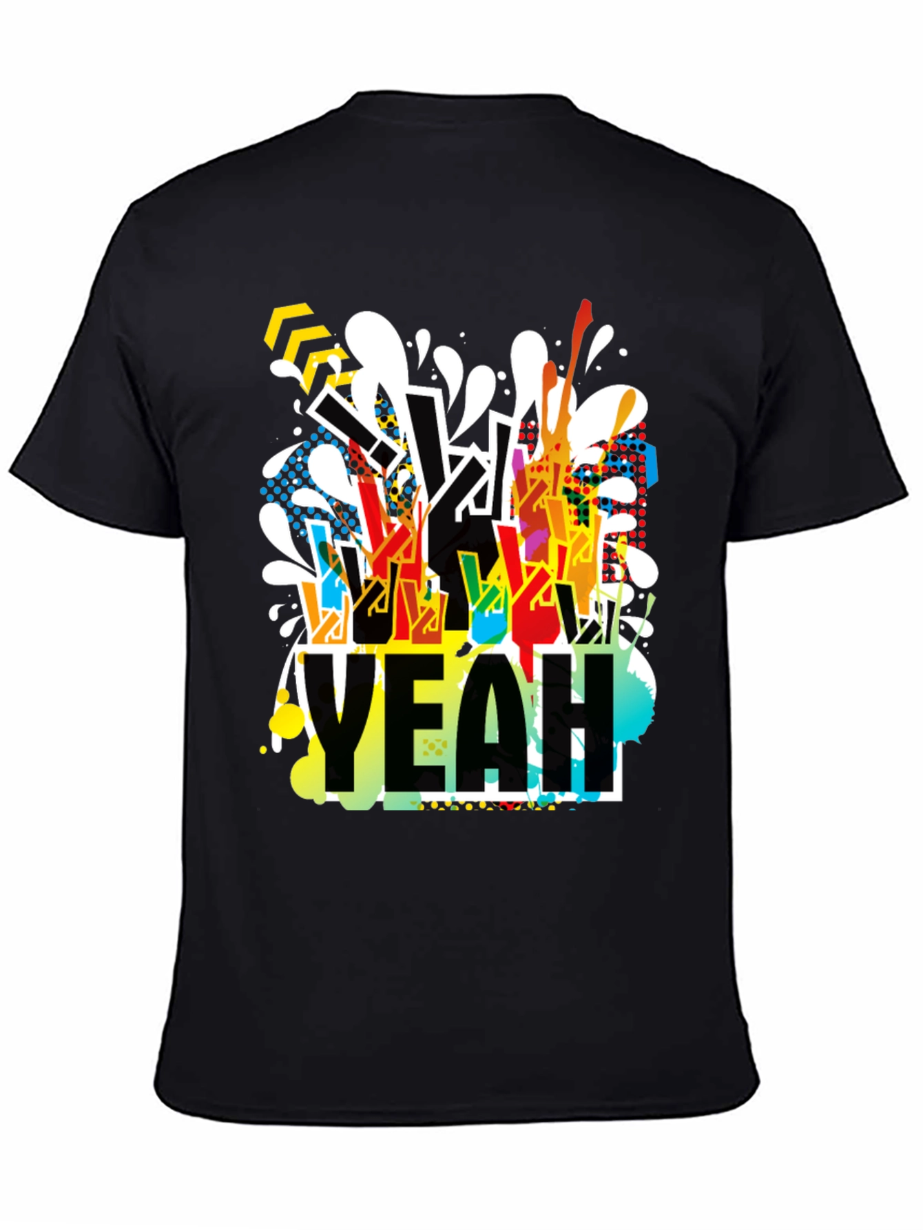Yeah! Graphic Print Black T-Shirt