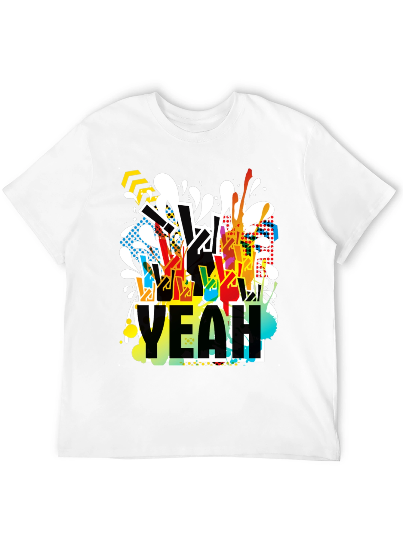 Yeah! Graphic Print Black T-Shirt