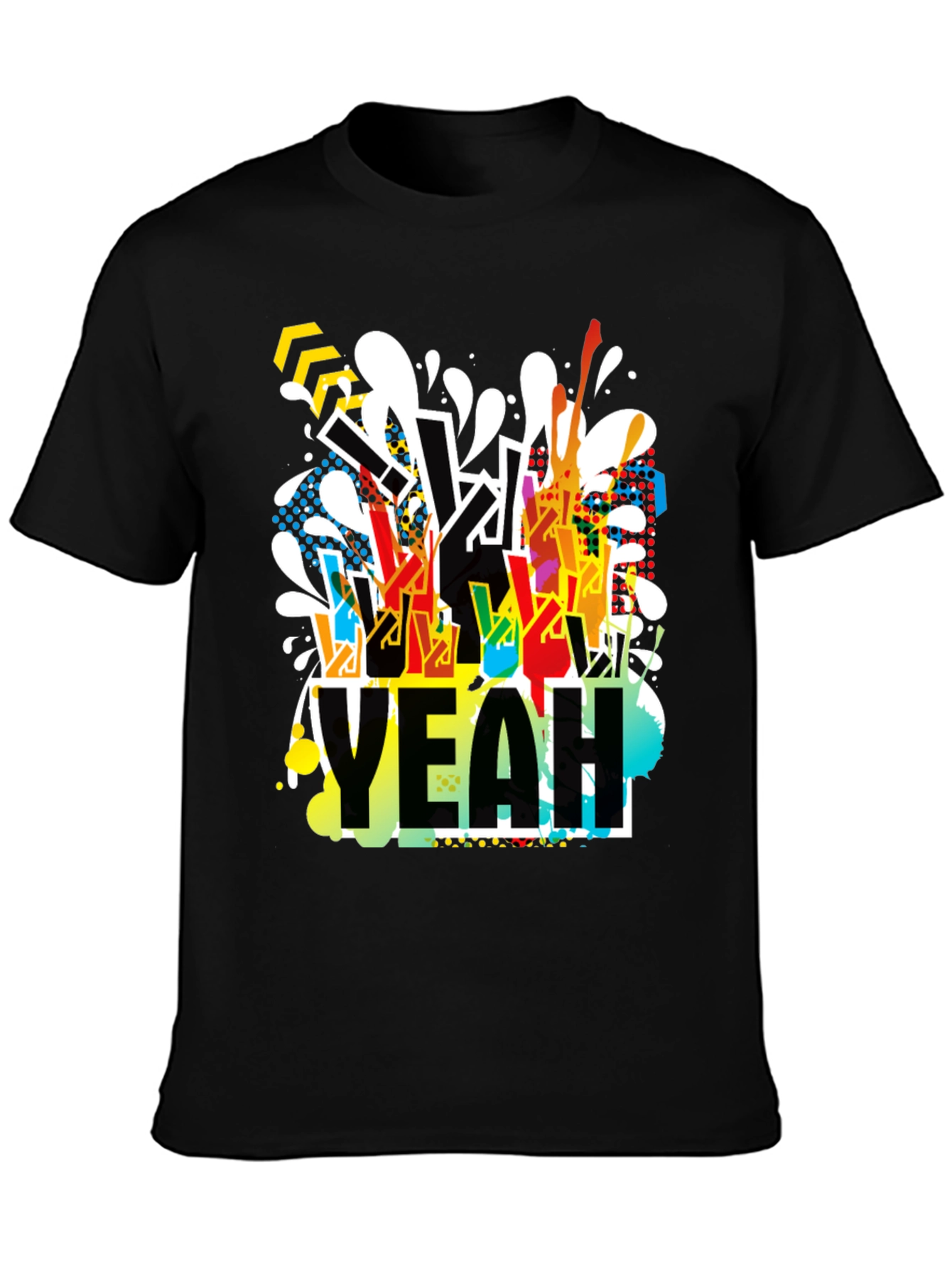 Yeah! Graphic Print Black T-Shirt