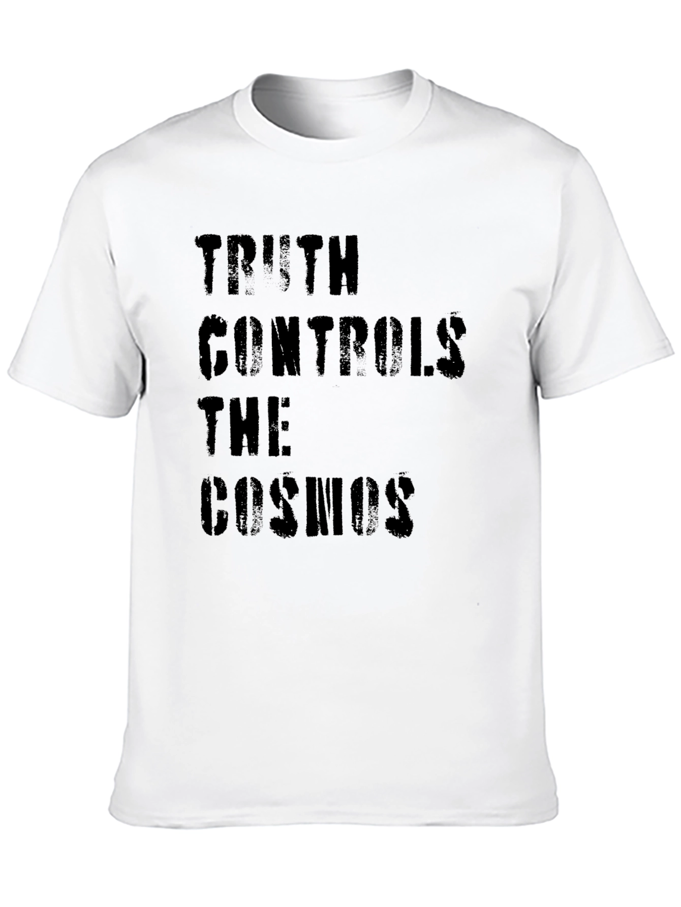 Truth Controls The Cosmos Graphic Tee - Black