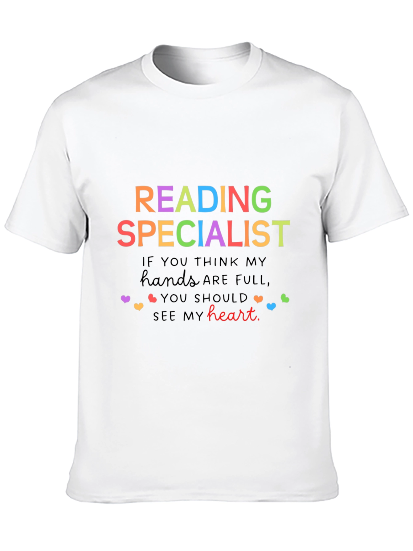 Reading Specialist Heart T-Shirt
