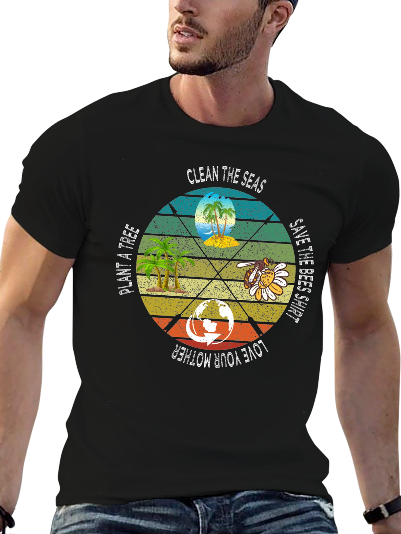 Eco-Friendly Graphic T-Shirt - Save the Planet