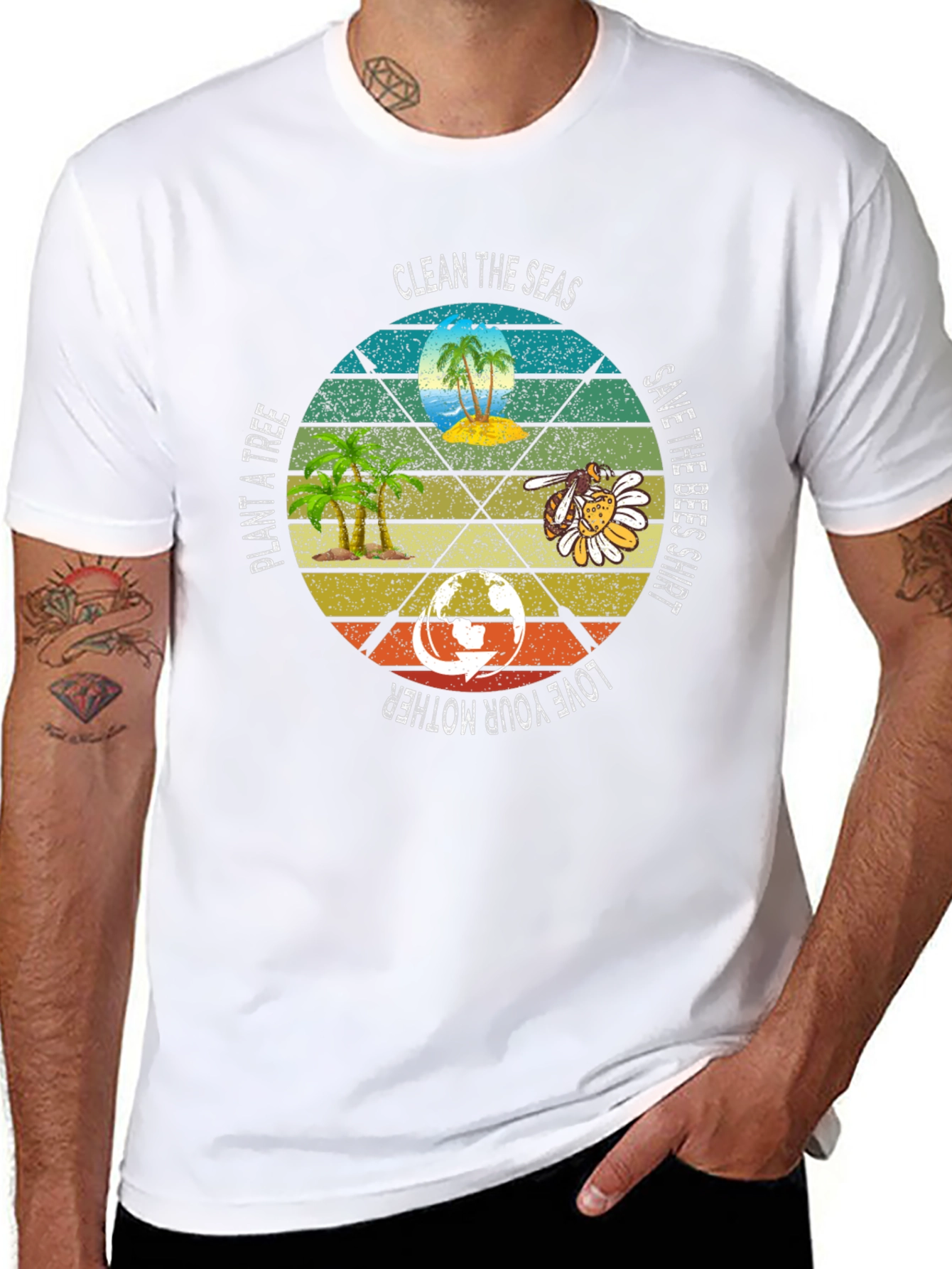 Eco-Friendly Graphic T-Shirt - Save the Planet