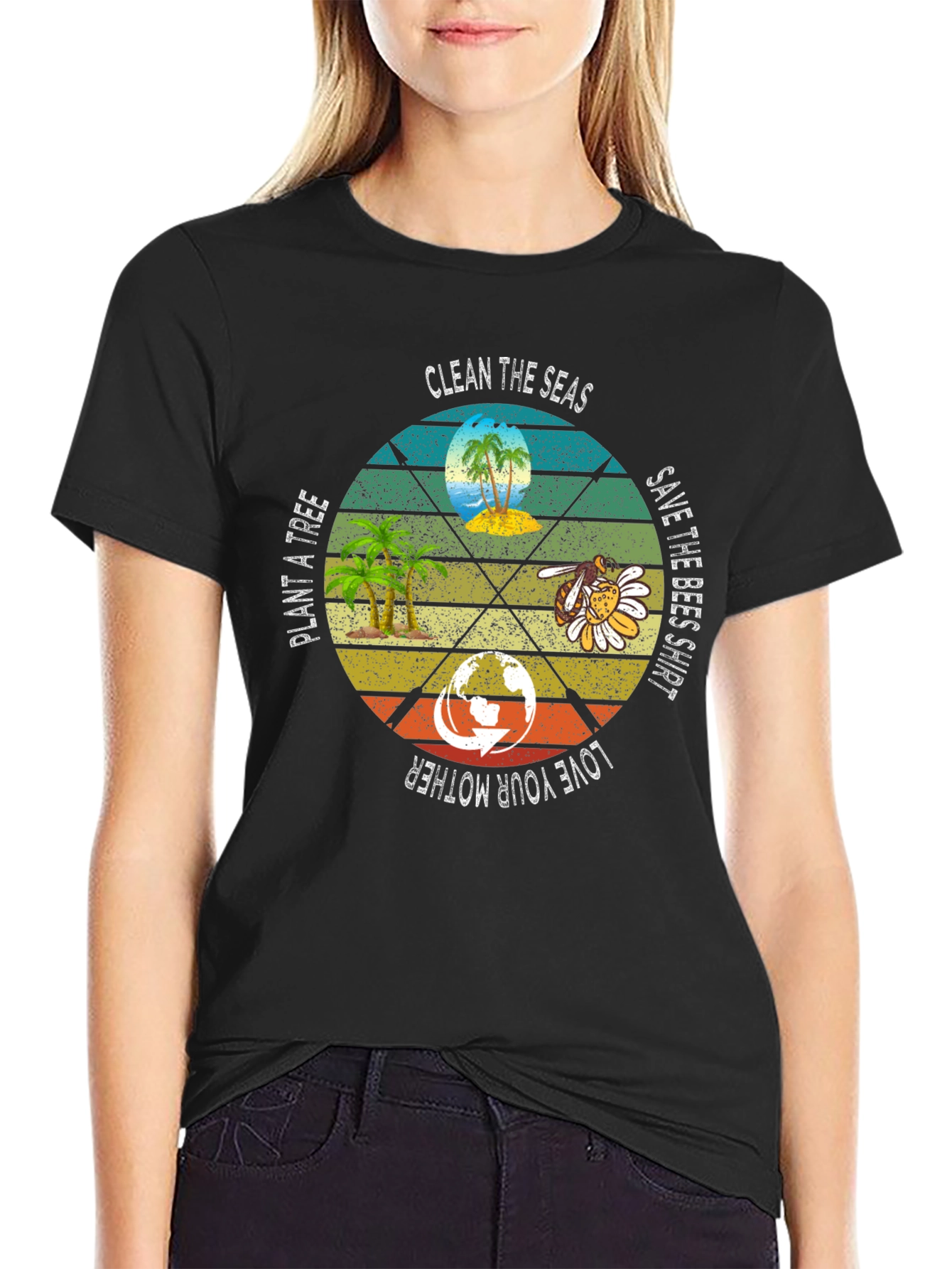 Eco-Friendly Graphic T-Shirt - Save the Planet