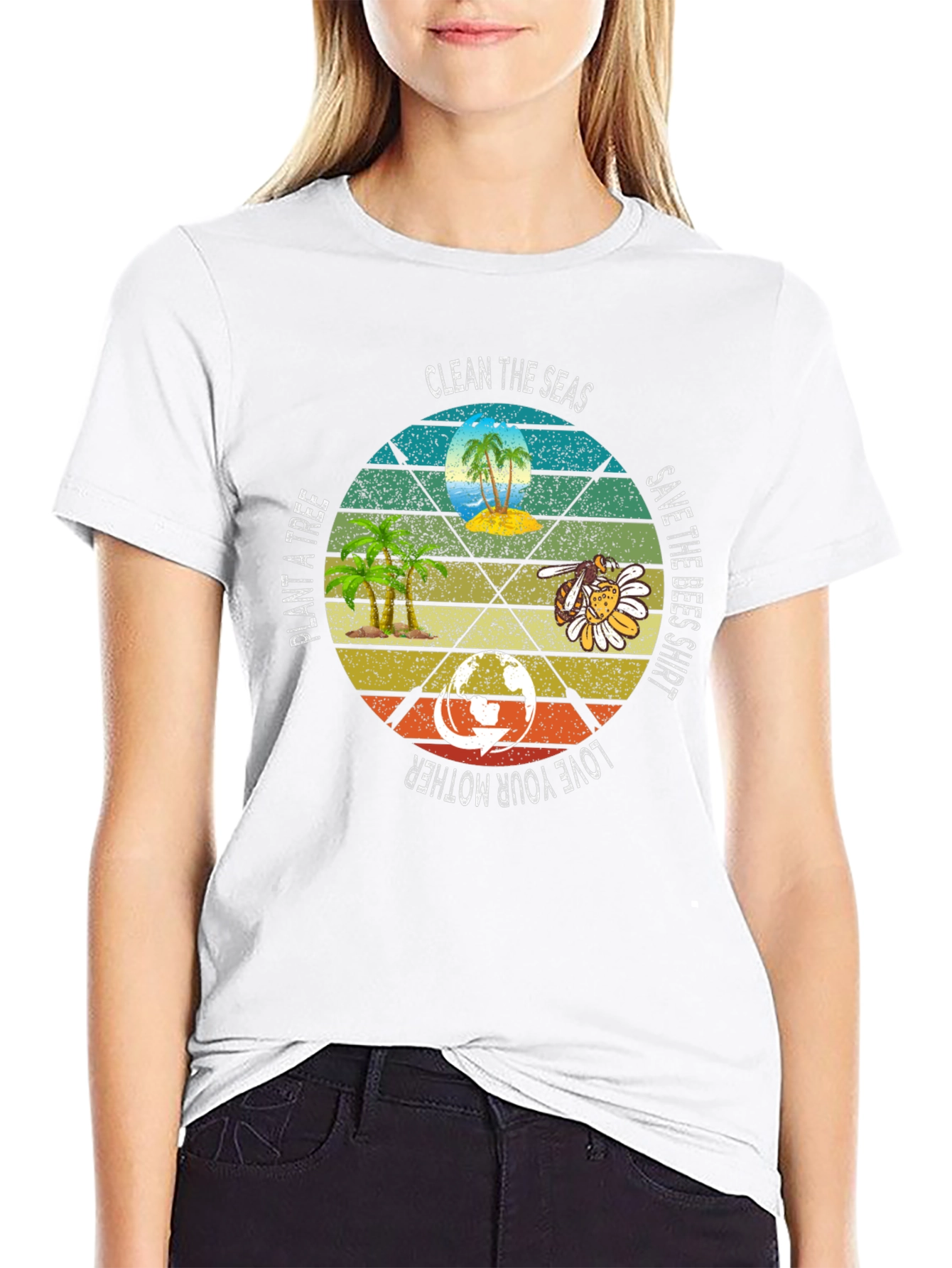 Eco-Friendly Graphic T-Shirt - Save the Planet
