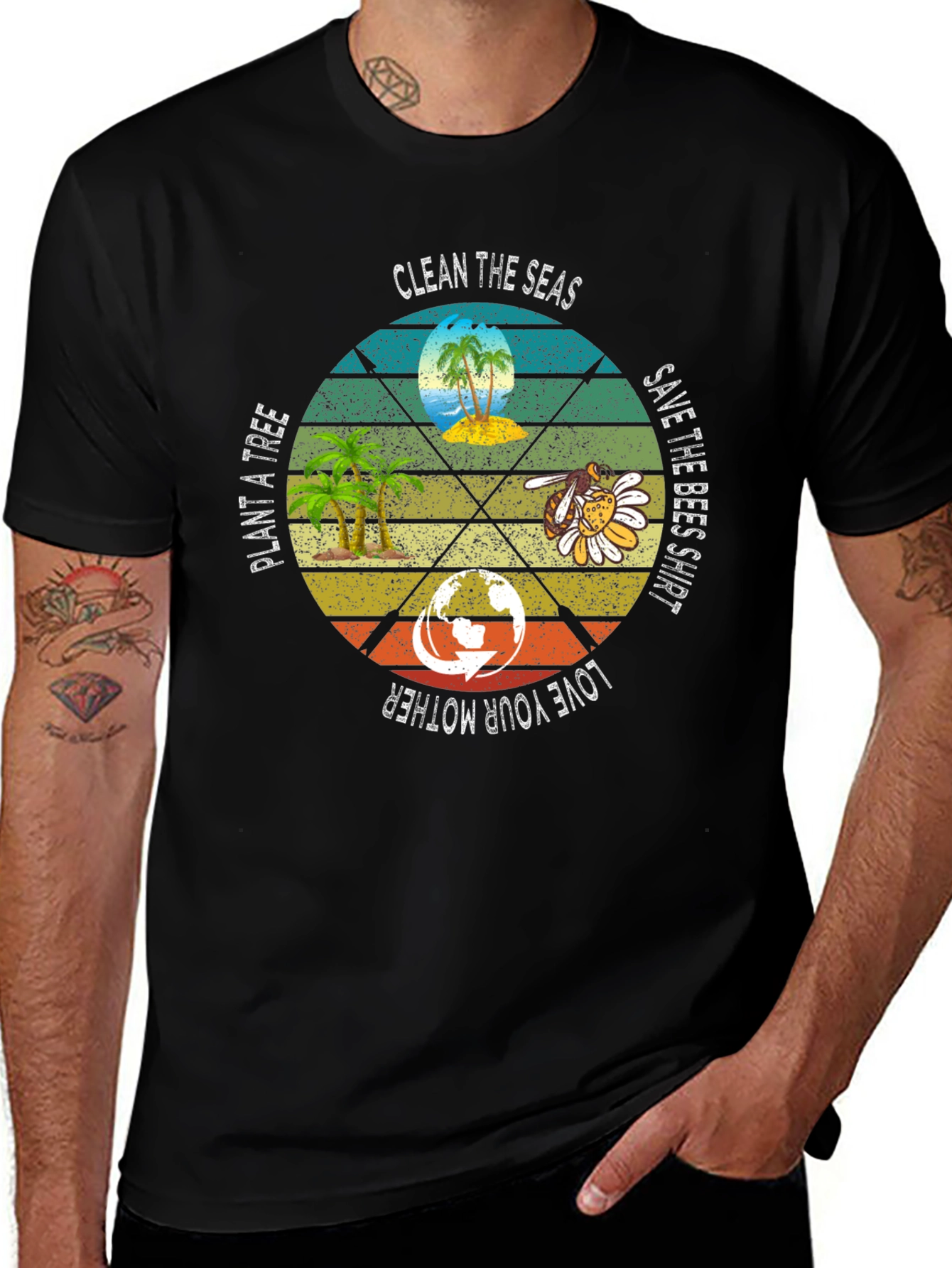 Eco-Friendly Graphic T-Shirt - Save the Planet