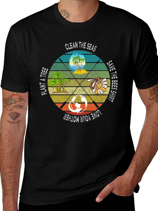 Eco-Friendly Graphic T-Shirt - Save the Planet