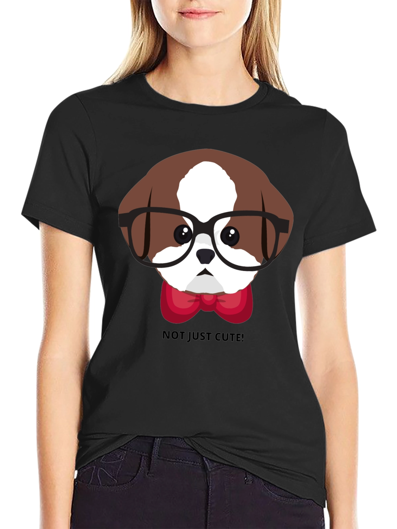 Cute Dog with Glasses T-Shirt