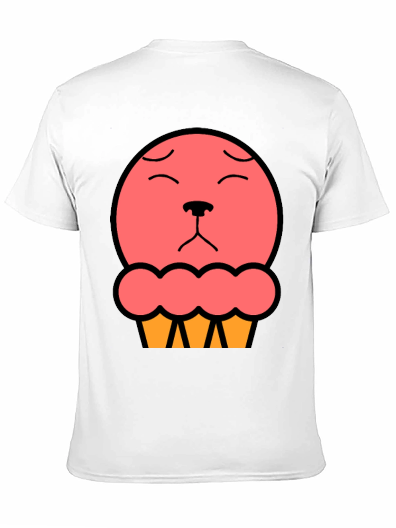 Cute Cupcake Bear T-Shirt - Black