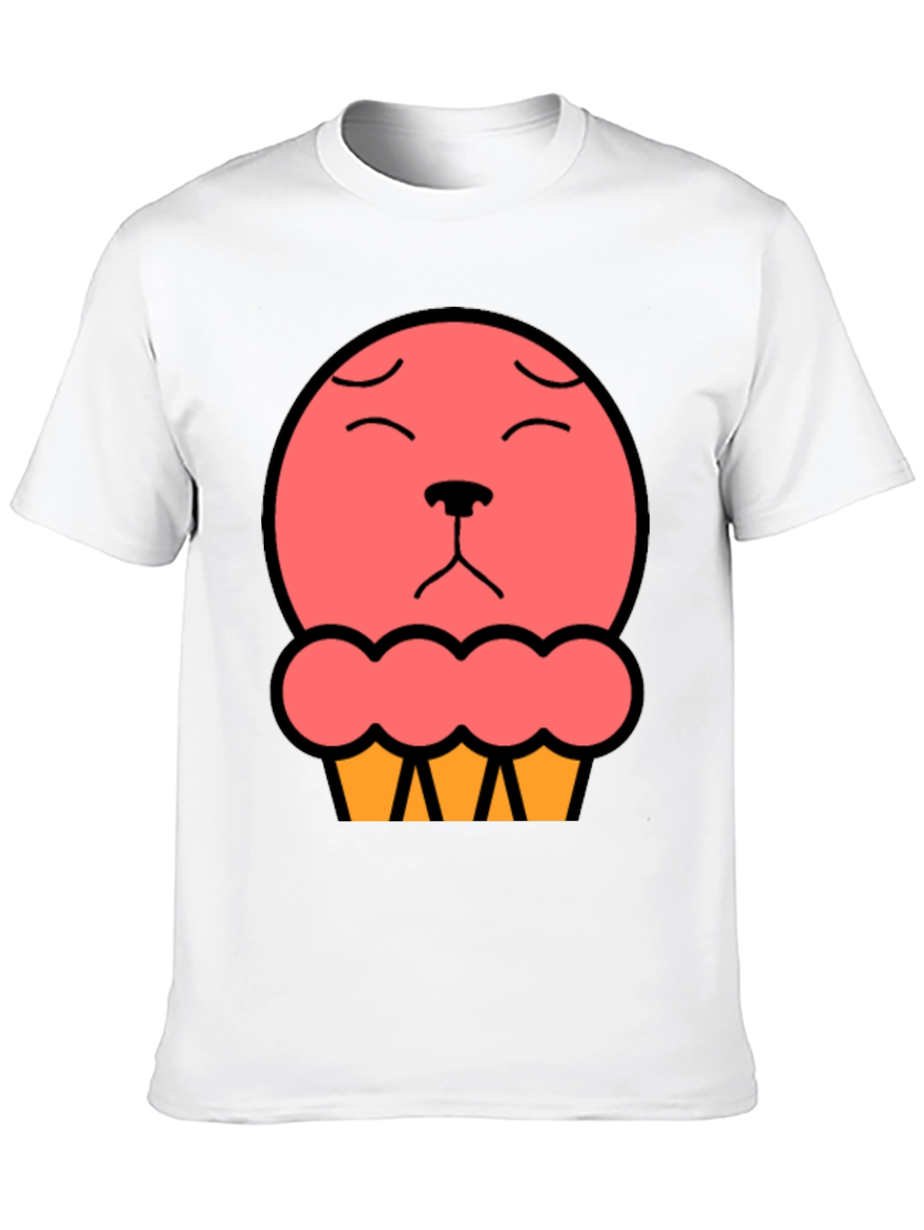 Cute Cupcake Bear T-Shirt - Black
