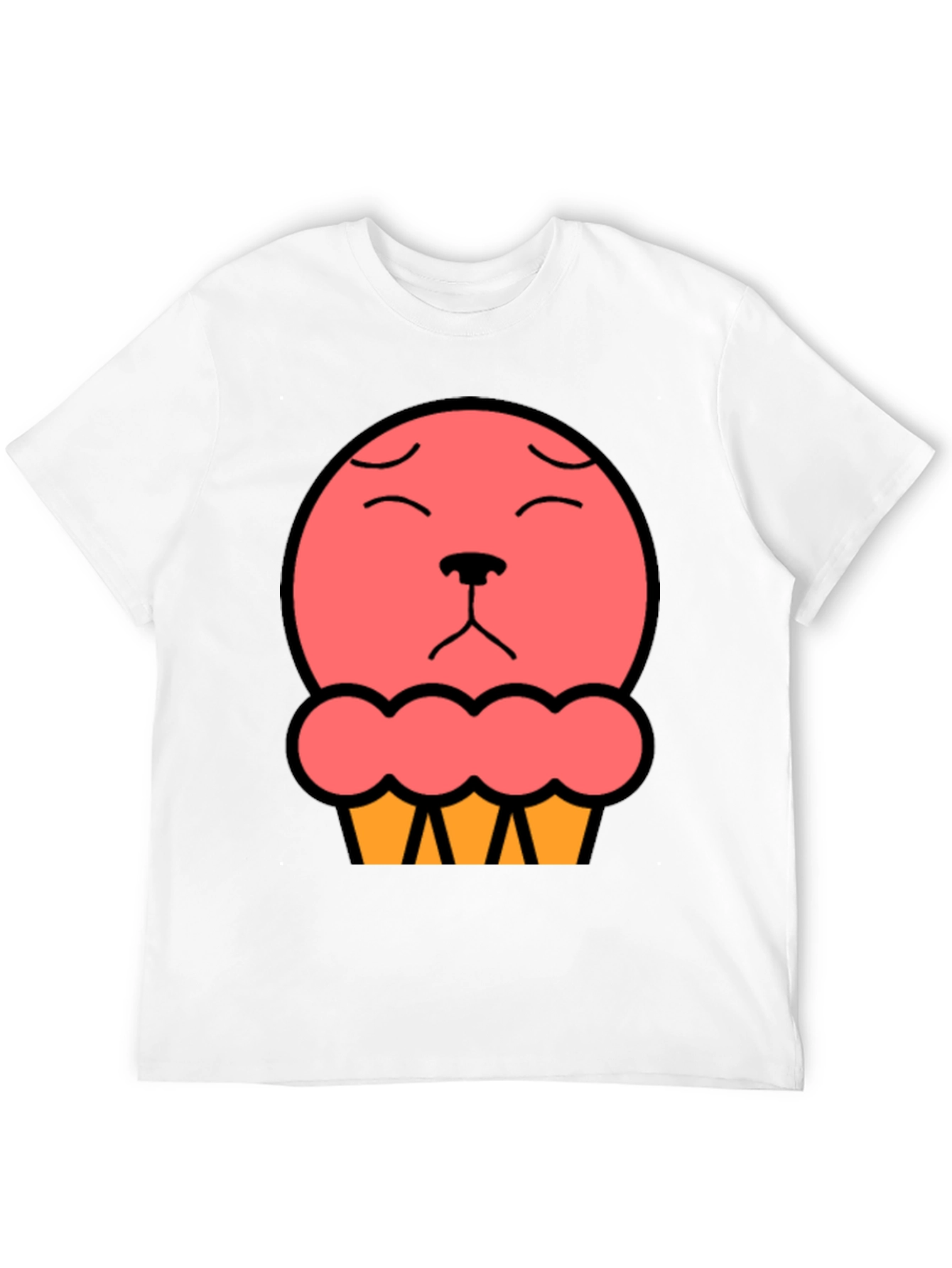 Cute Cupcake Bear T-Shirt - Black