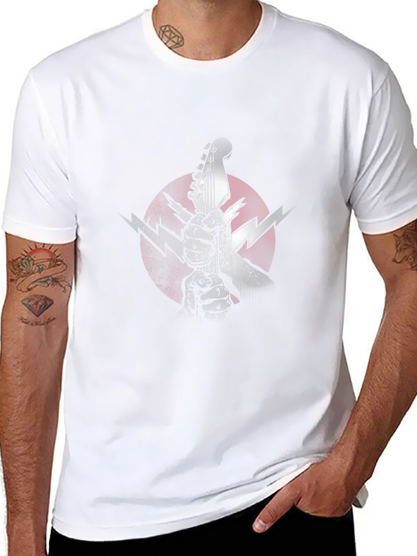 Electric Guitar Black Tee