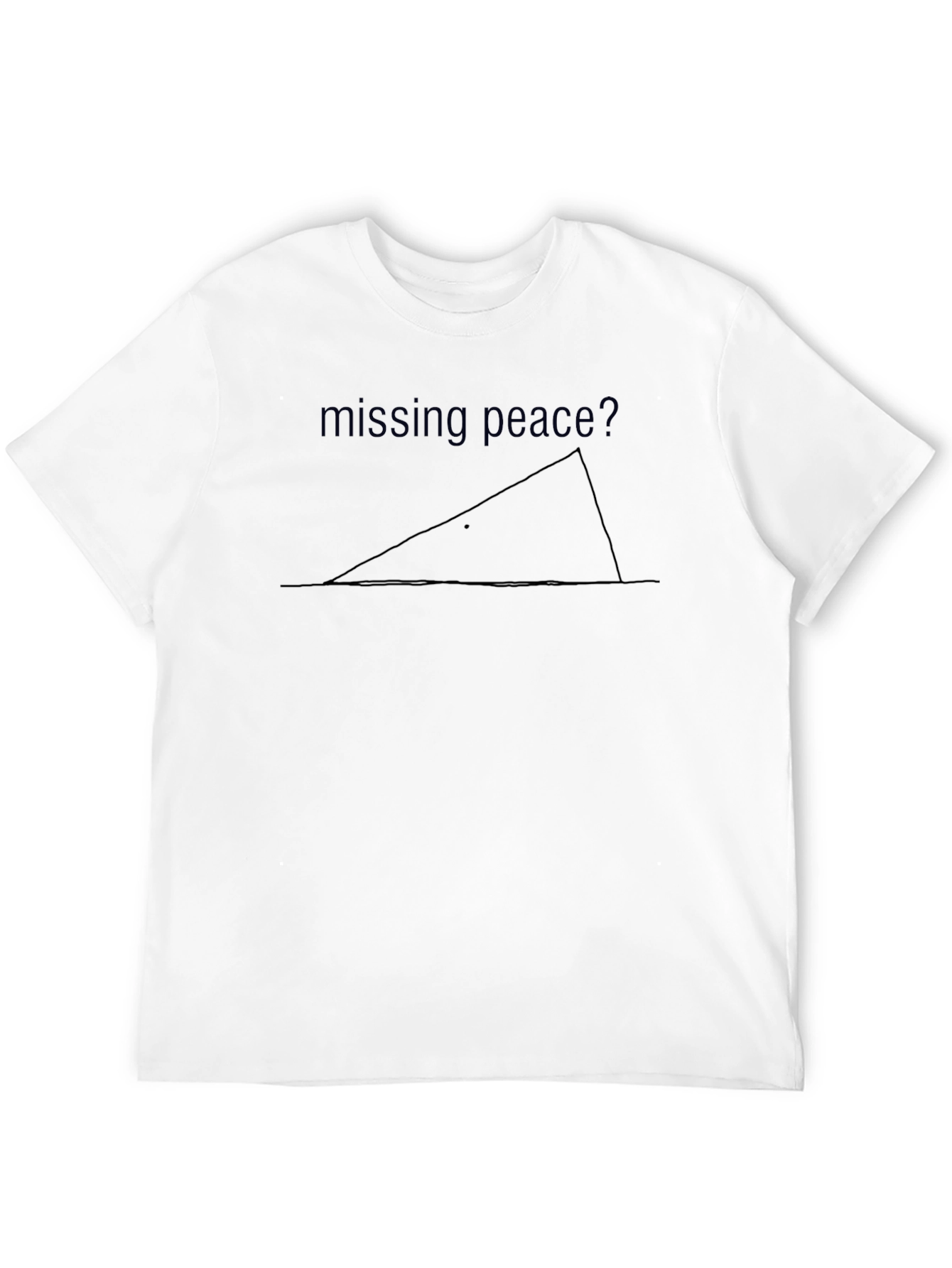 Missing Peace Graphic T-Shirt - Black