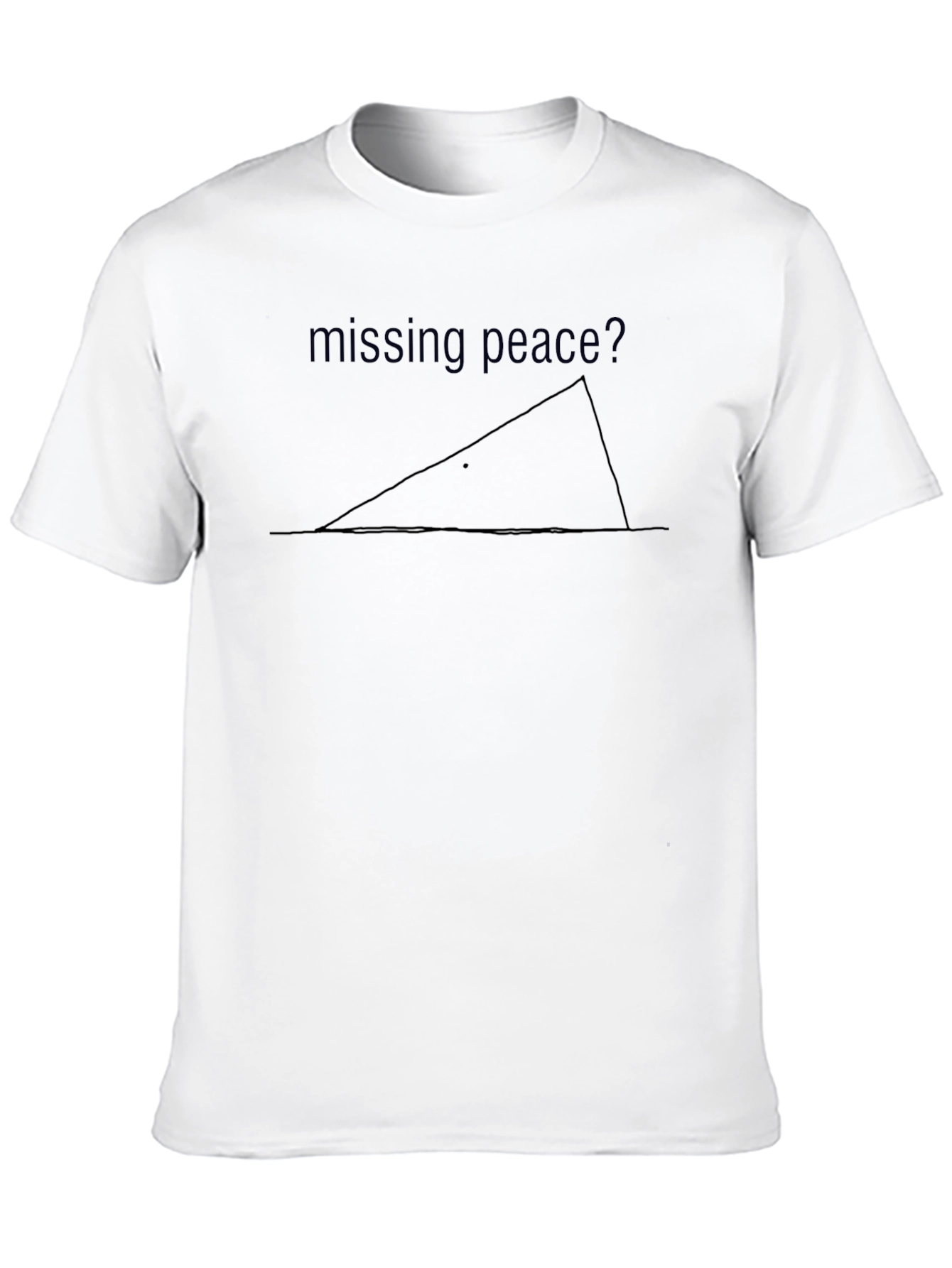 Missing Peace Graphic T-Shirt - Black