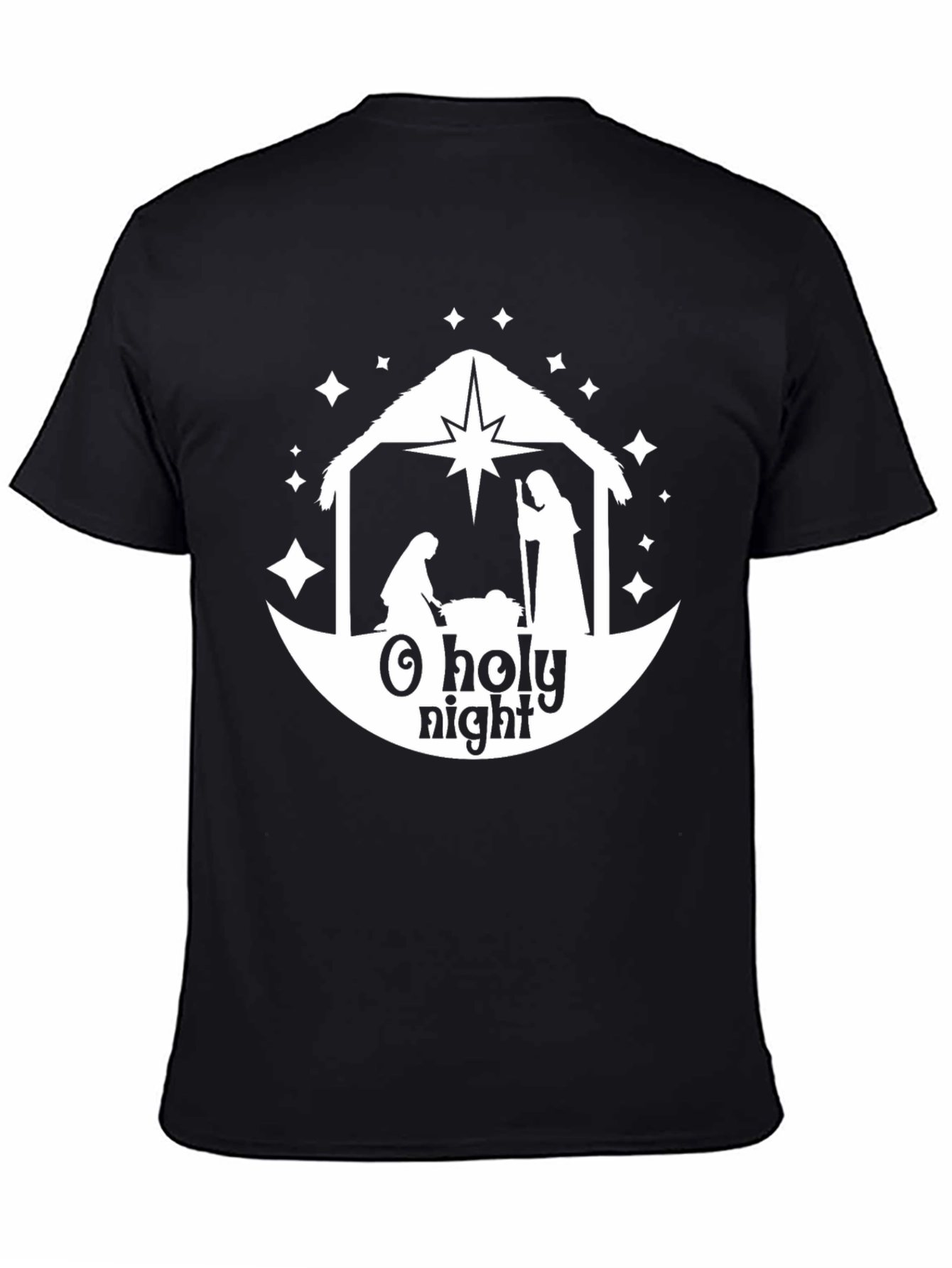 O Holy Night Nativity Scene Graphic Tee