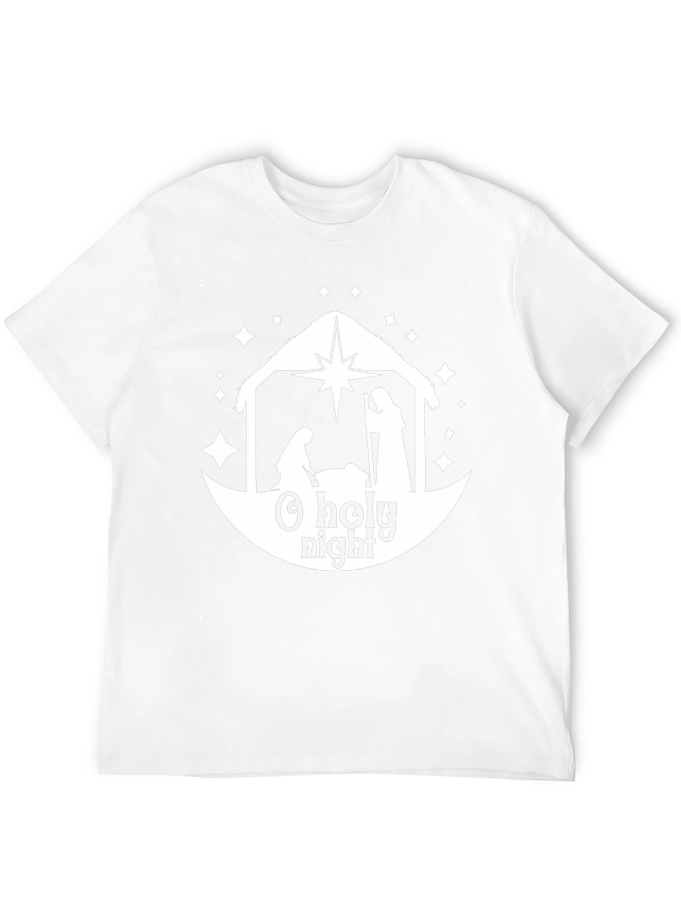 O Holy Night Nativity Scene Graphic Tee
