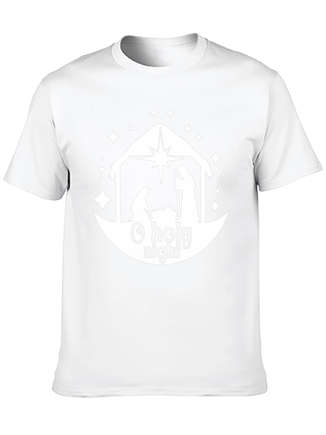 O Holy Night Nativity Scene Graphic Tee
