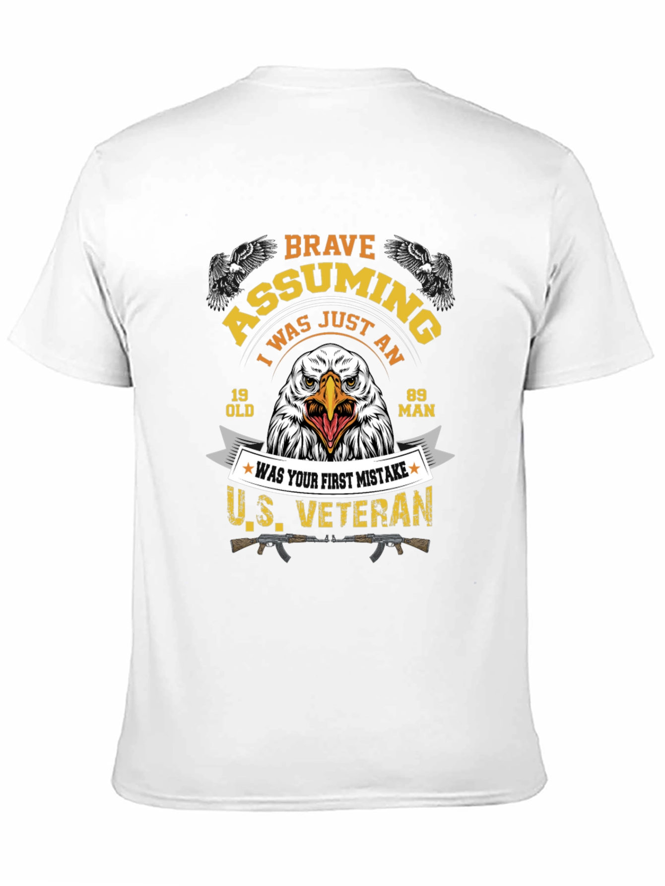 Brave Assuming Veteran Graphic T-Shirt
