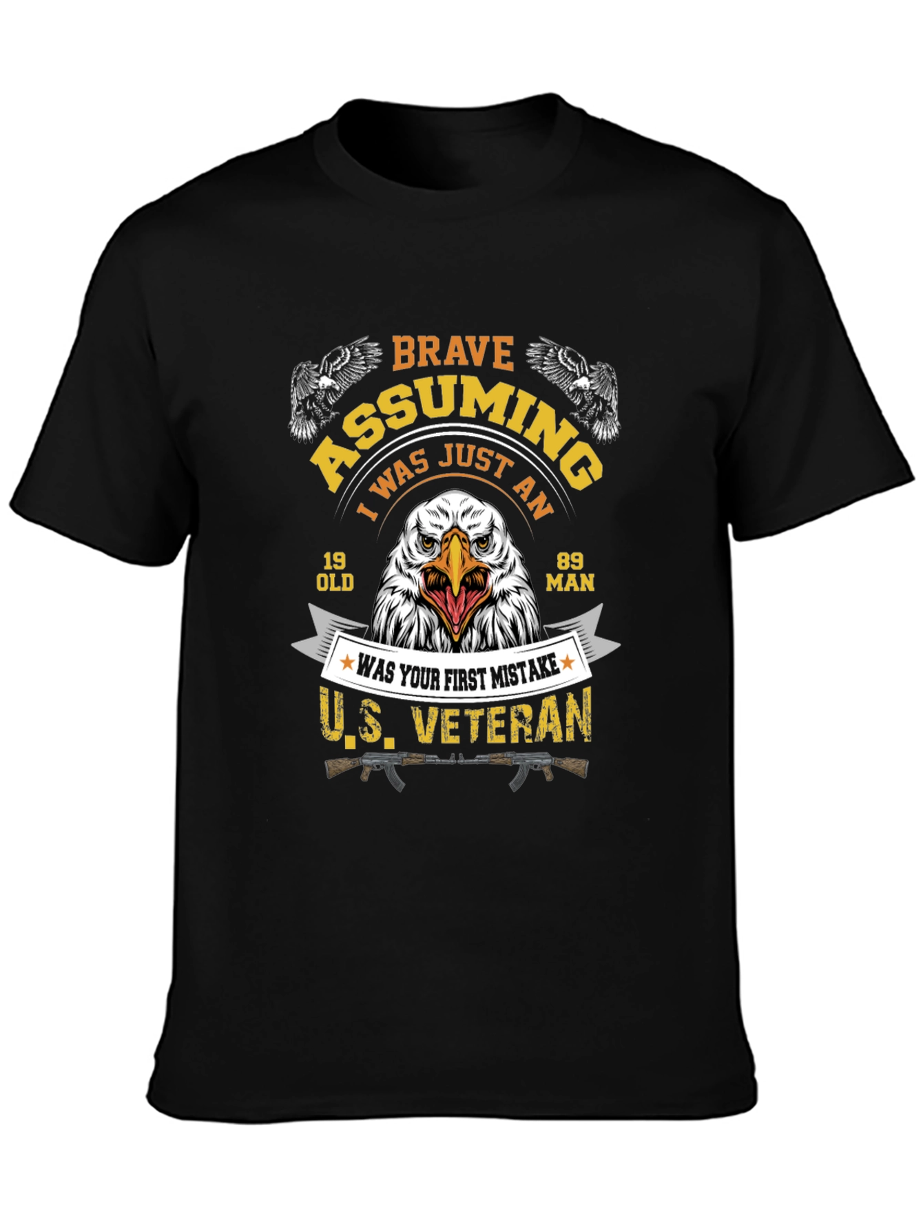 Brave Assuming Veteran Graphic T-Shirt